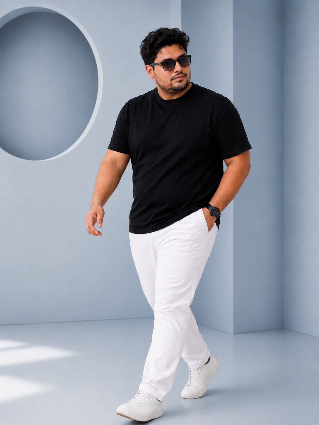 Plus Size Black T-Shirt