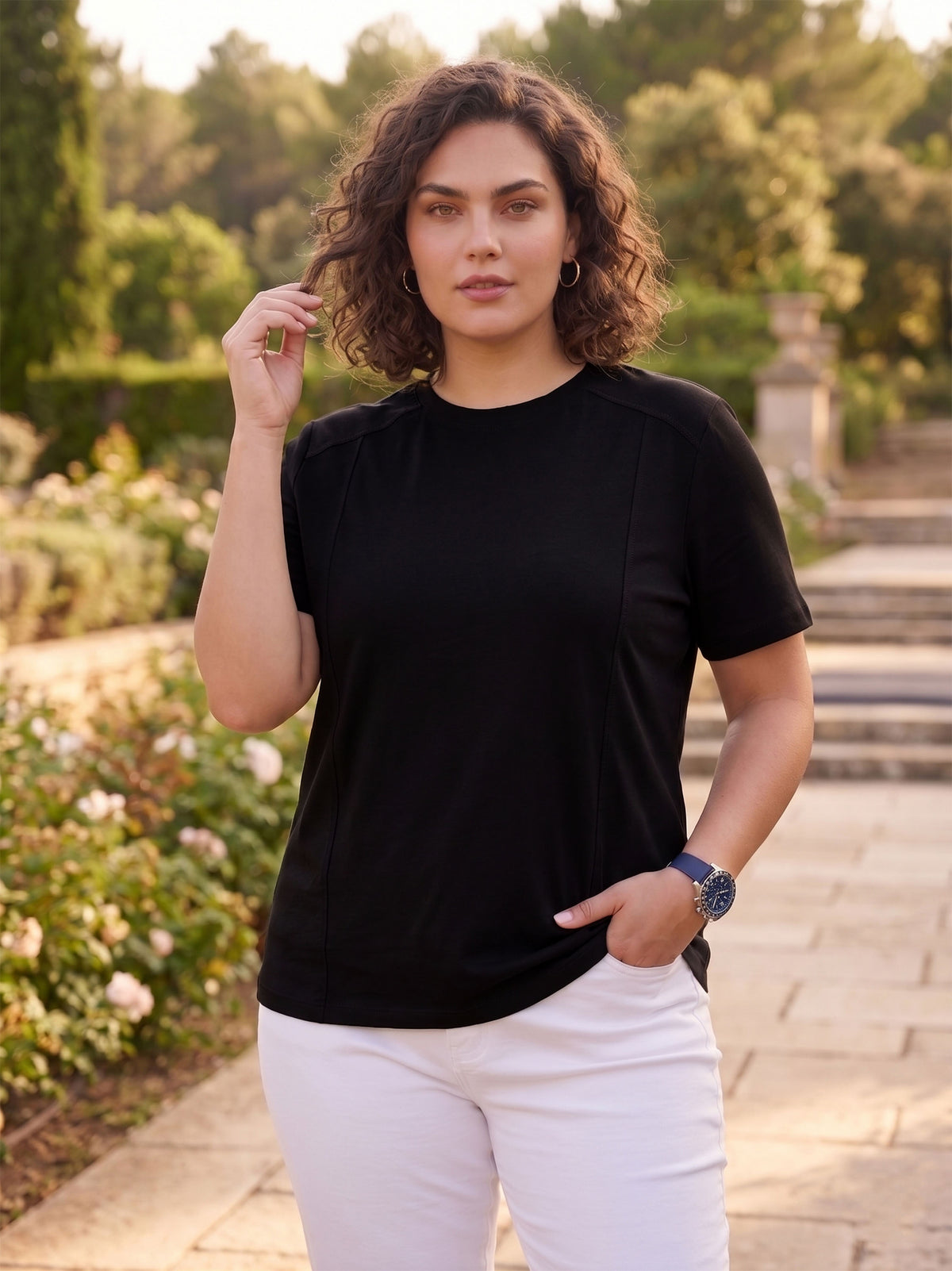 Black Plus Size T-Shirt