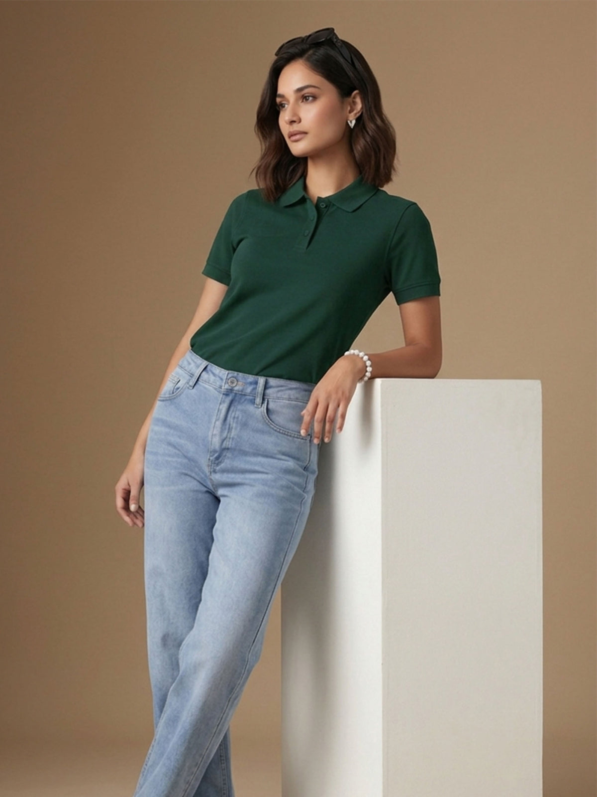 Bottle Green Polo T-Shirt