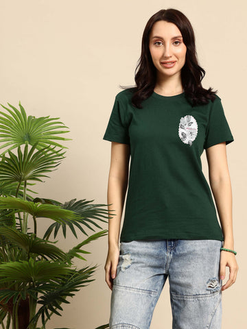 Half Sleeve Womens Regular T-Shirt