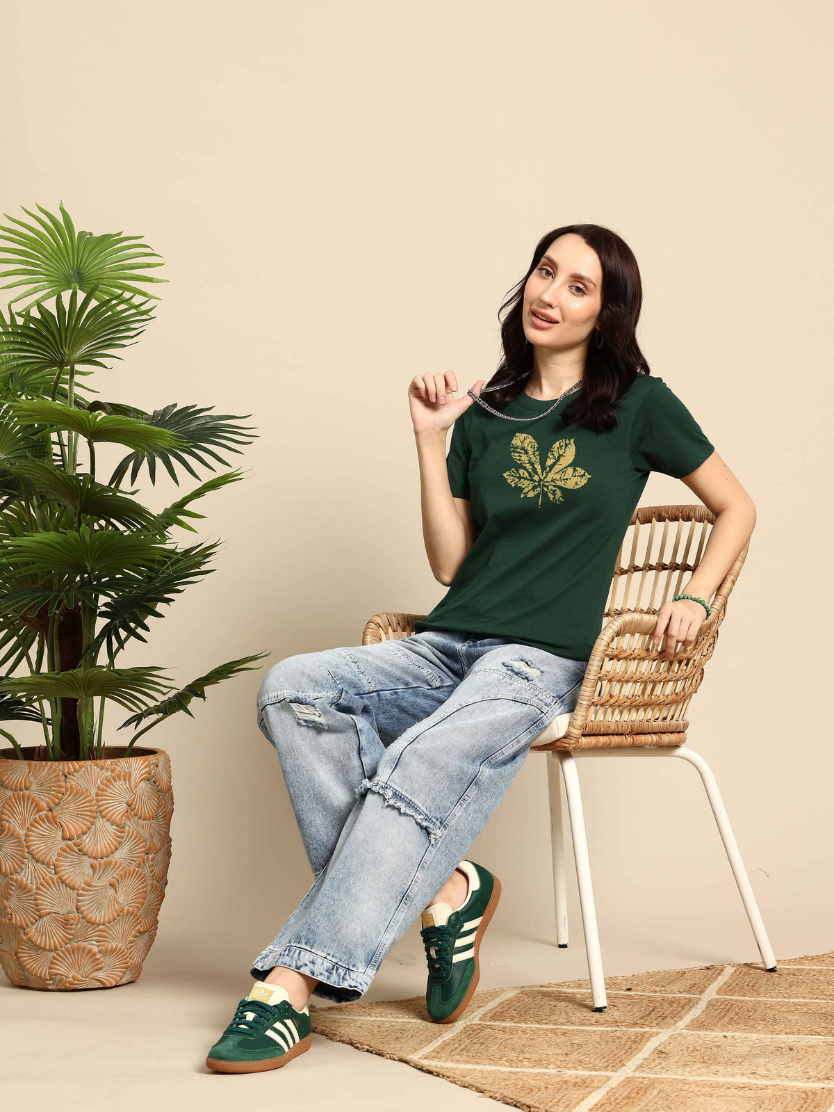 Half Sleeve Womens Regular T-Shirt