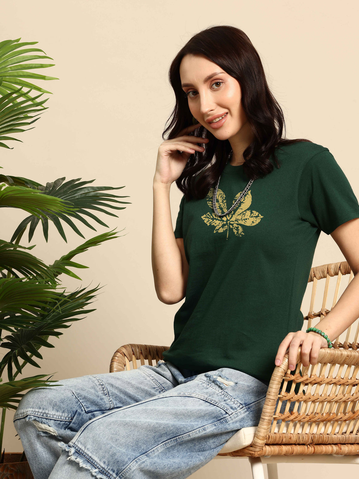 Half Sleeve Womens Regular T-Shirt