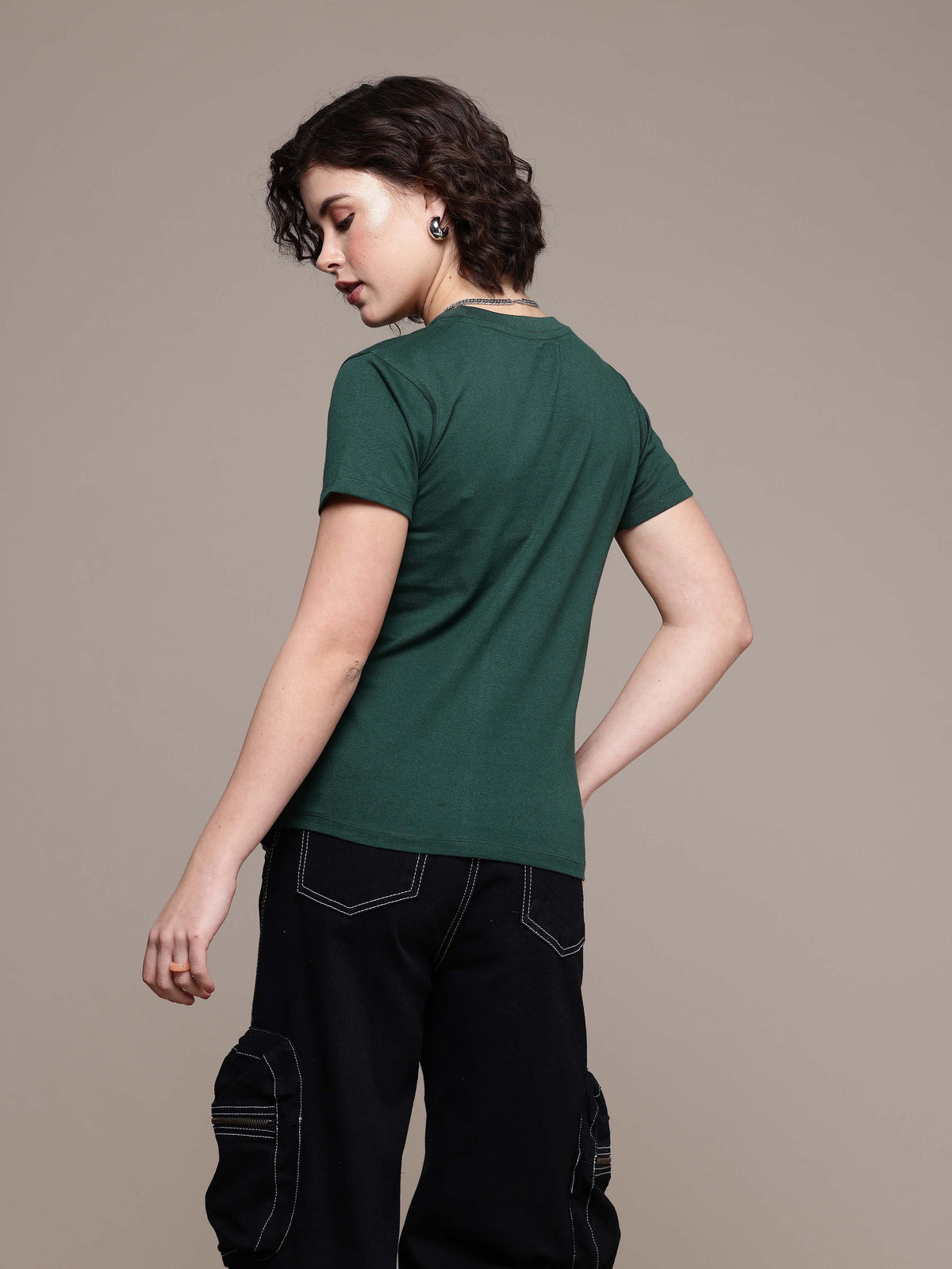 Half Sleeve Womens Regular T-Shirt