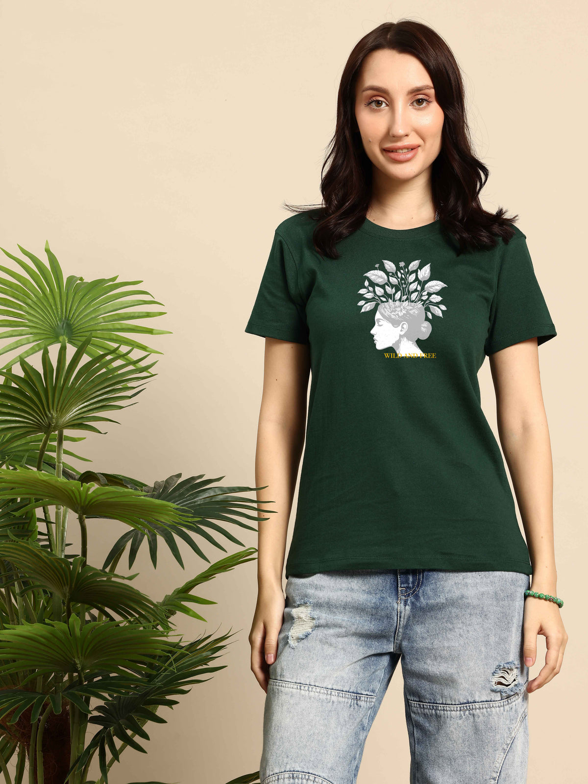 Half Sleeve Womens Regular T-Shirt