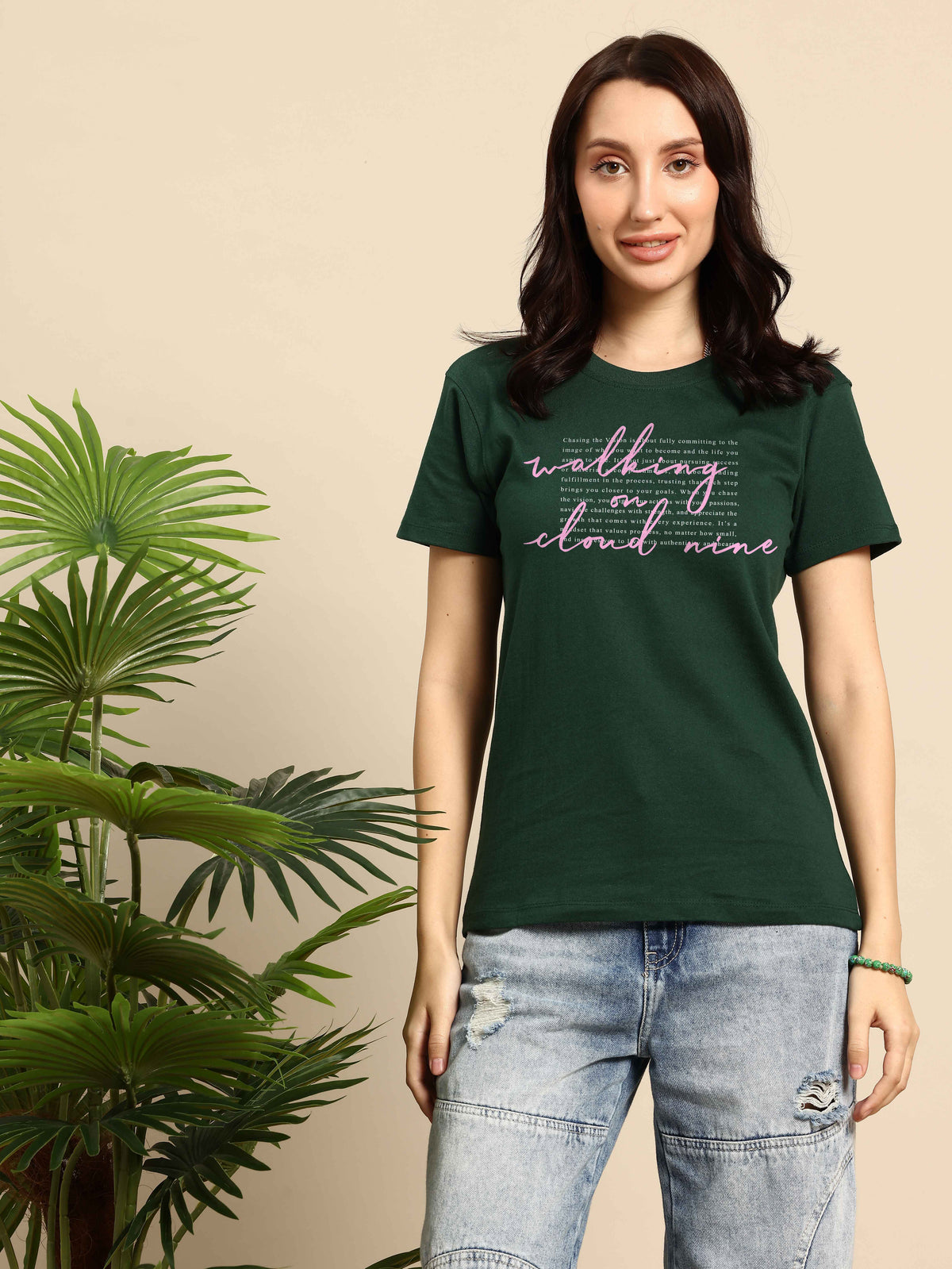 Half Sleeve Womens Regular T-Shirt