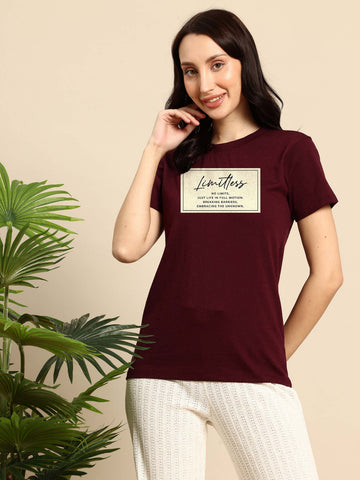Half Sleeve Womens Regular T-Shirt