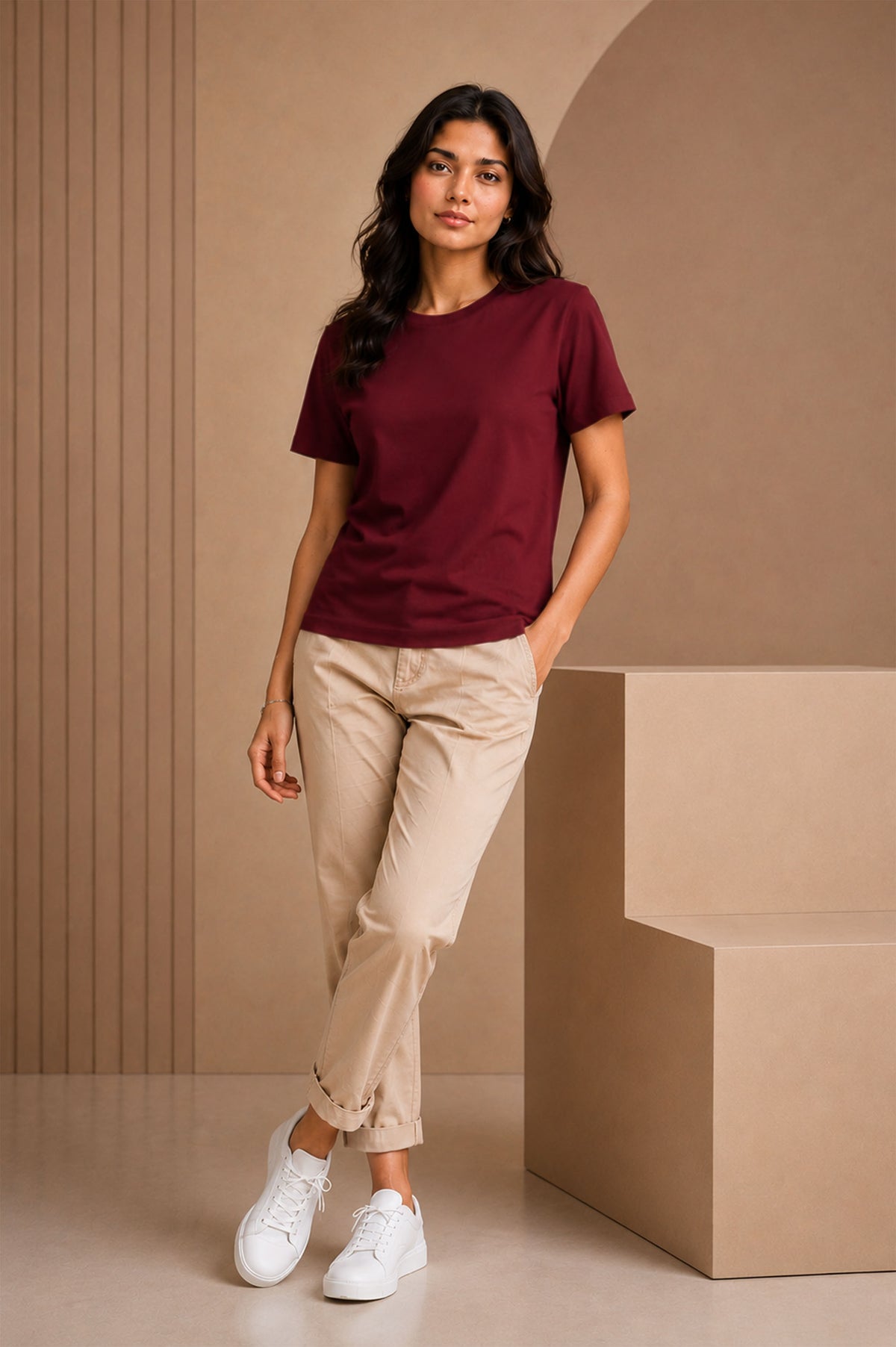 Burgundy Regular T-Shirt