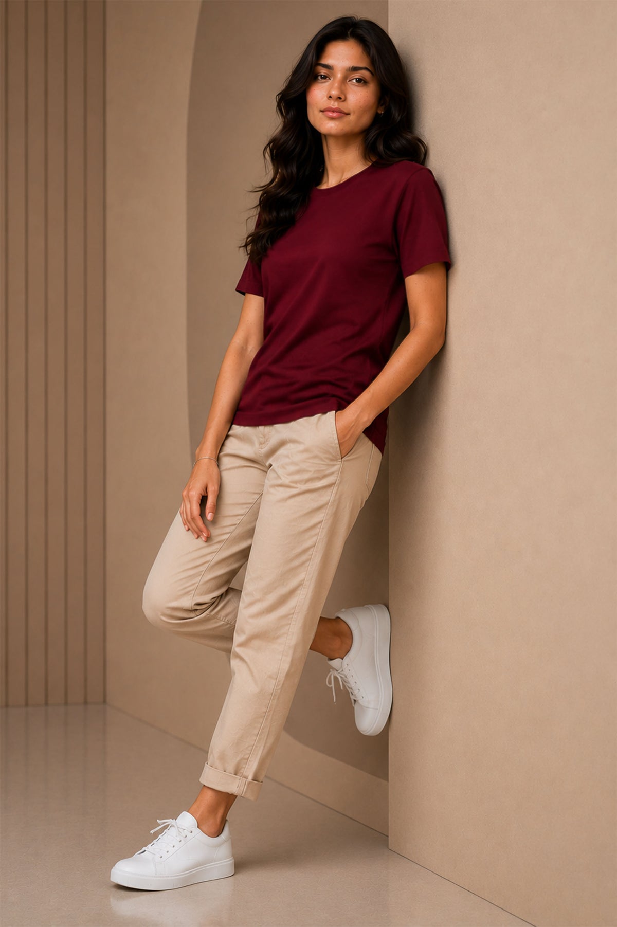 Burgundy Regular T-Shirt