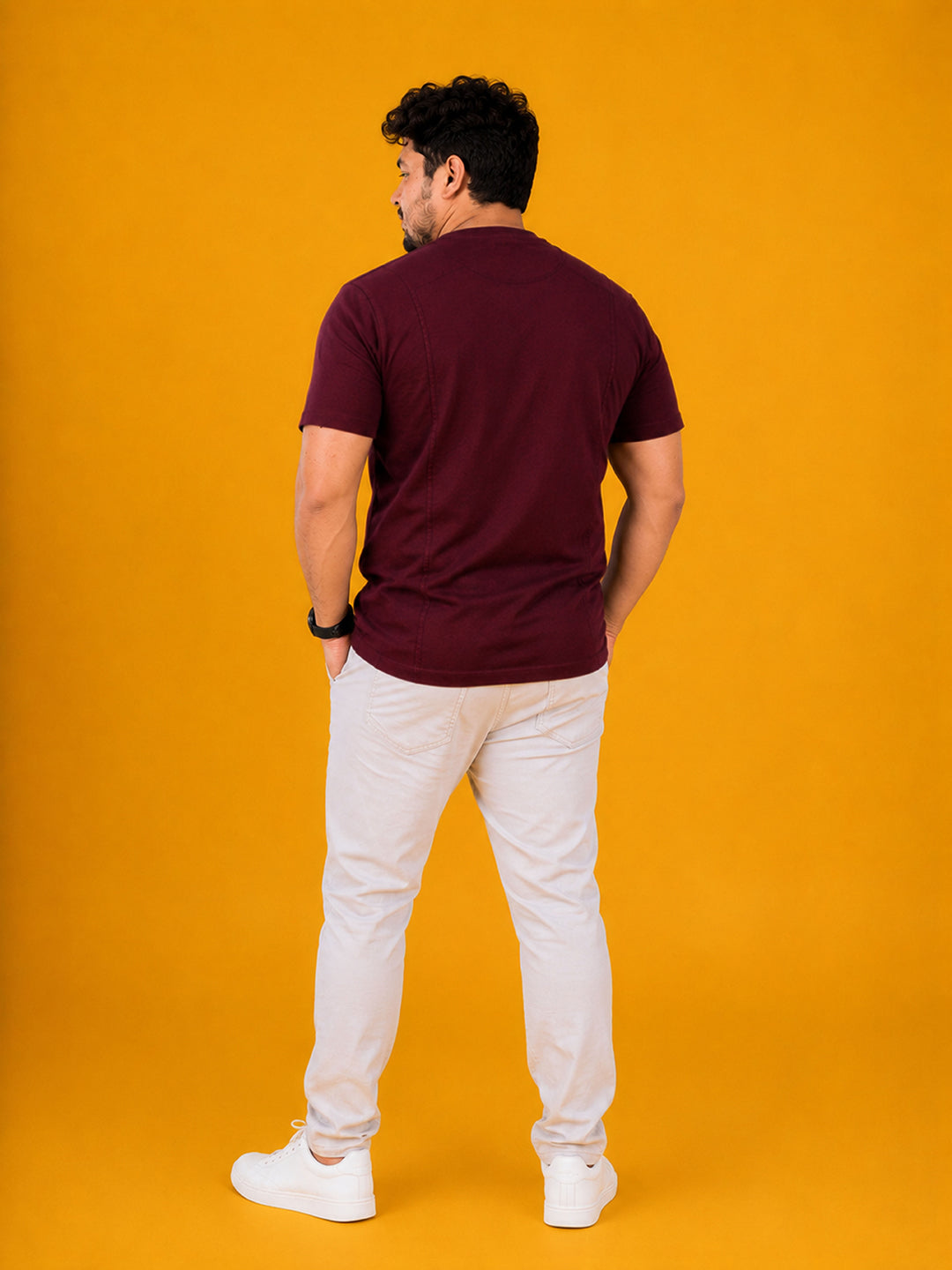 Plus Size Burgundy T-Shirt