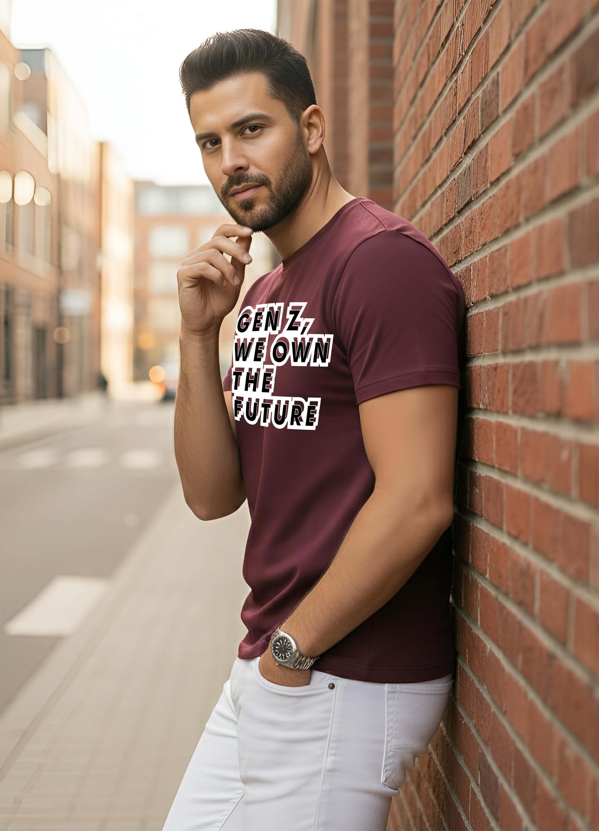 Mens Graphic Regular Half Sleeve T Shirt