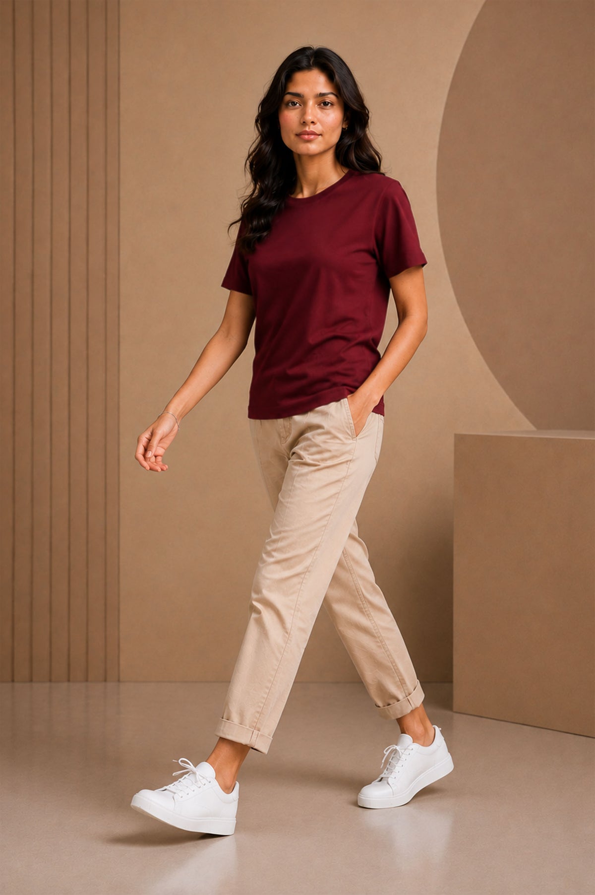 Burgundy Regular T-Shirt