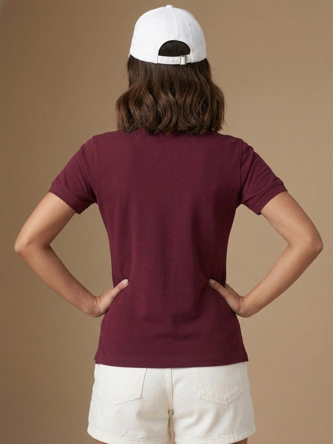 Burgundy Polo T-Shirt