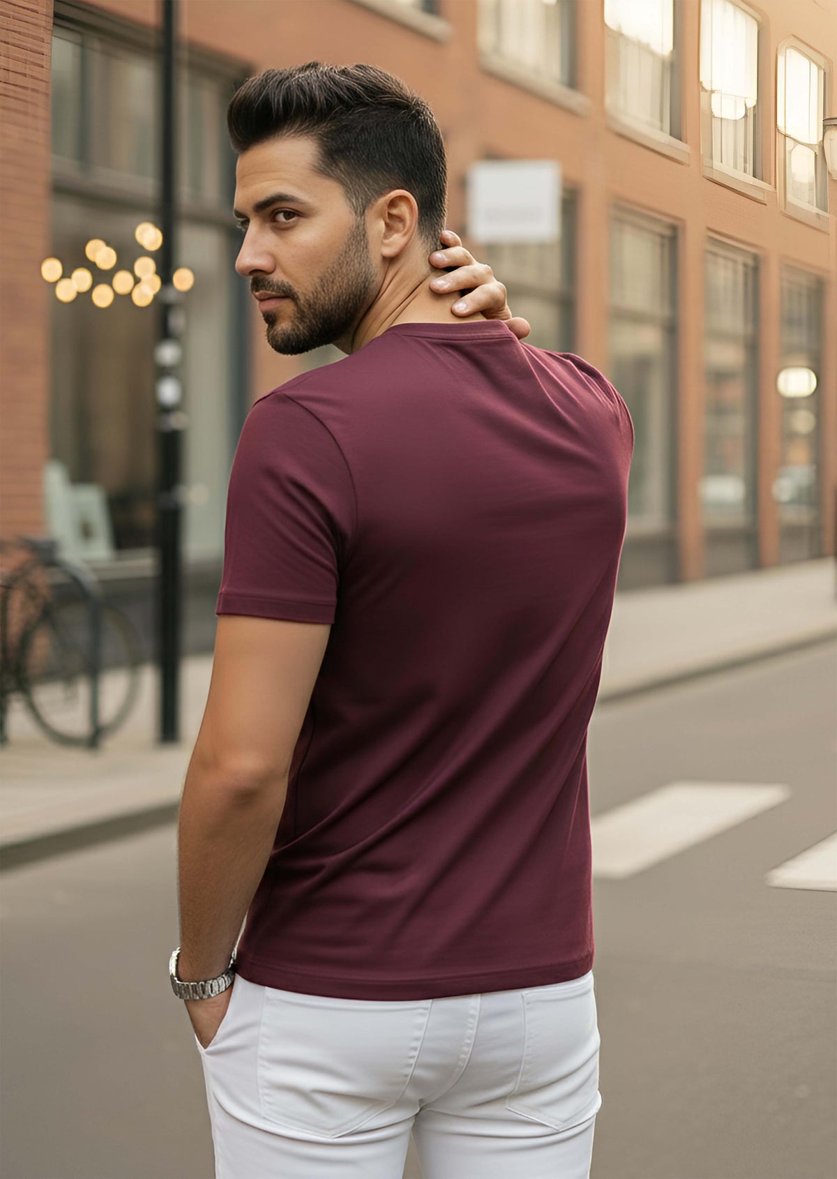 Mens Graphic Regular Half Sleeve T Shirt