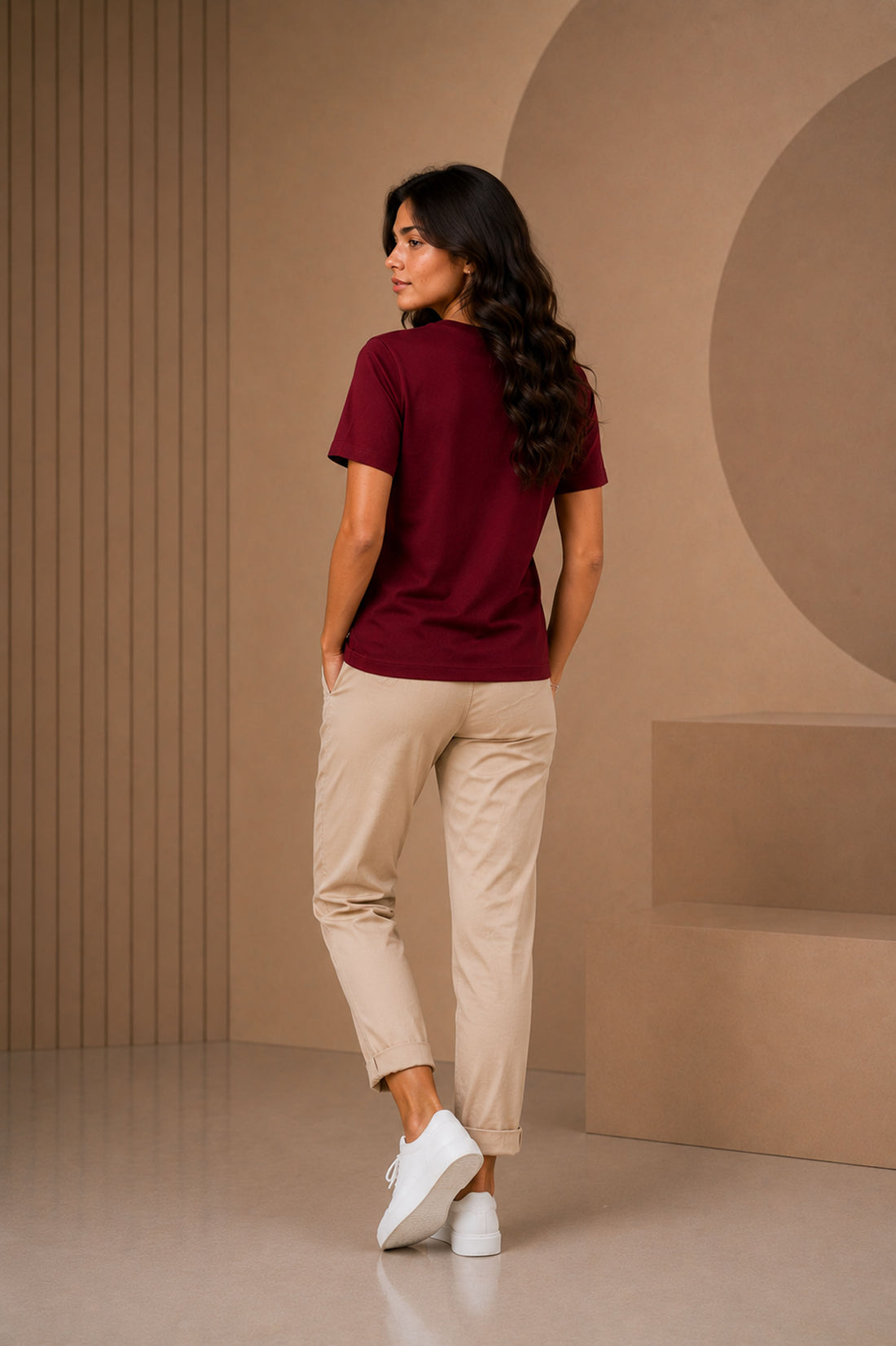 Burgundy Regular T-Shirt