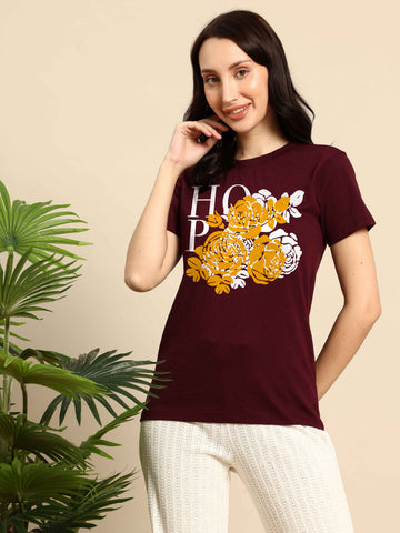 Half Sleeve Womens Regular T-Shirt