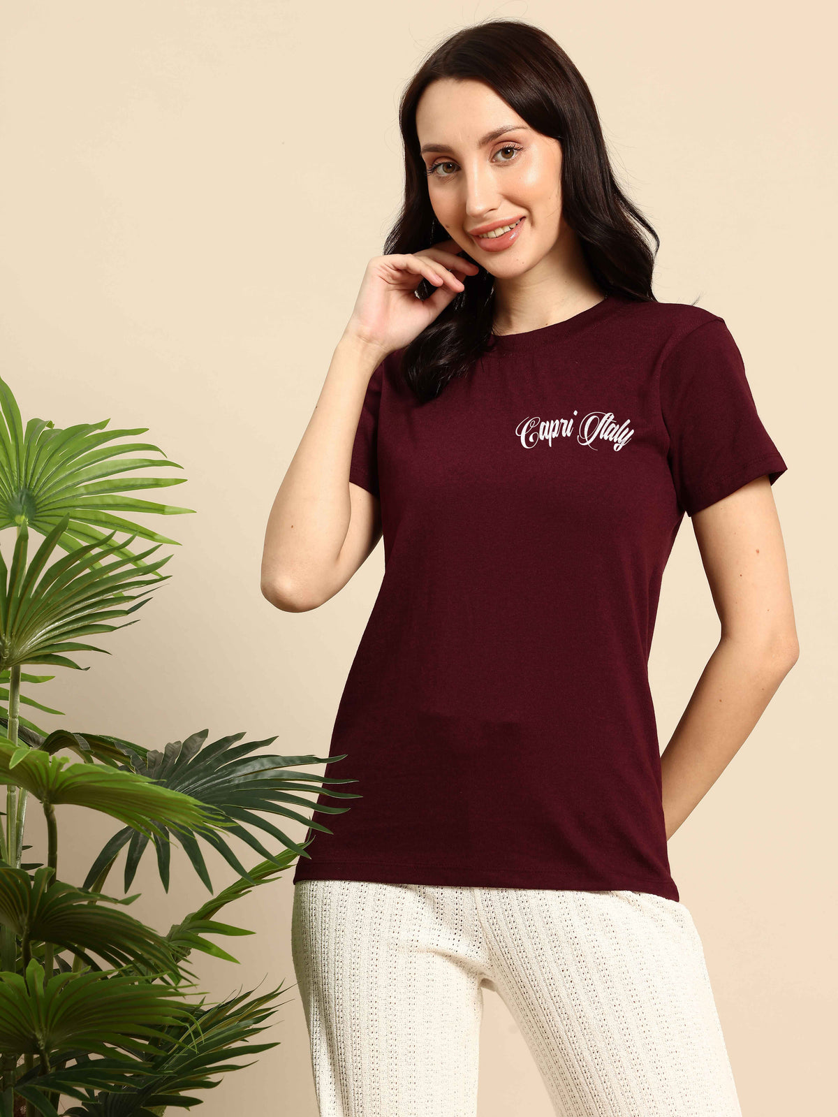 Half Sleeve Womens Regular T-Shirt