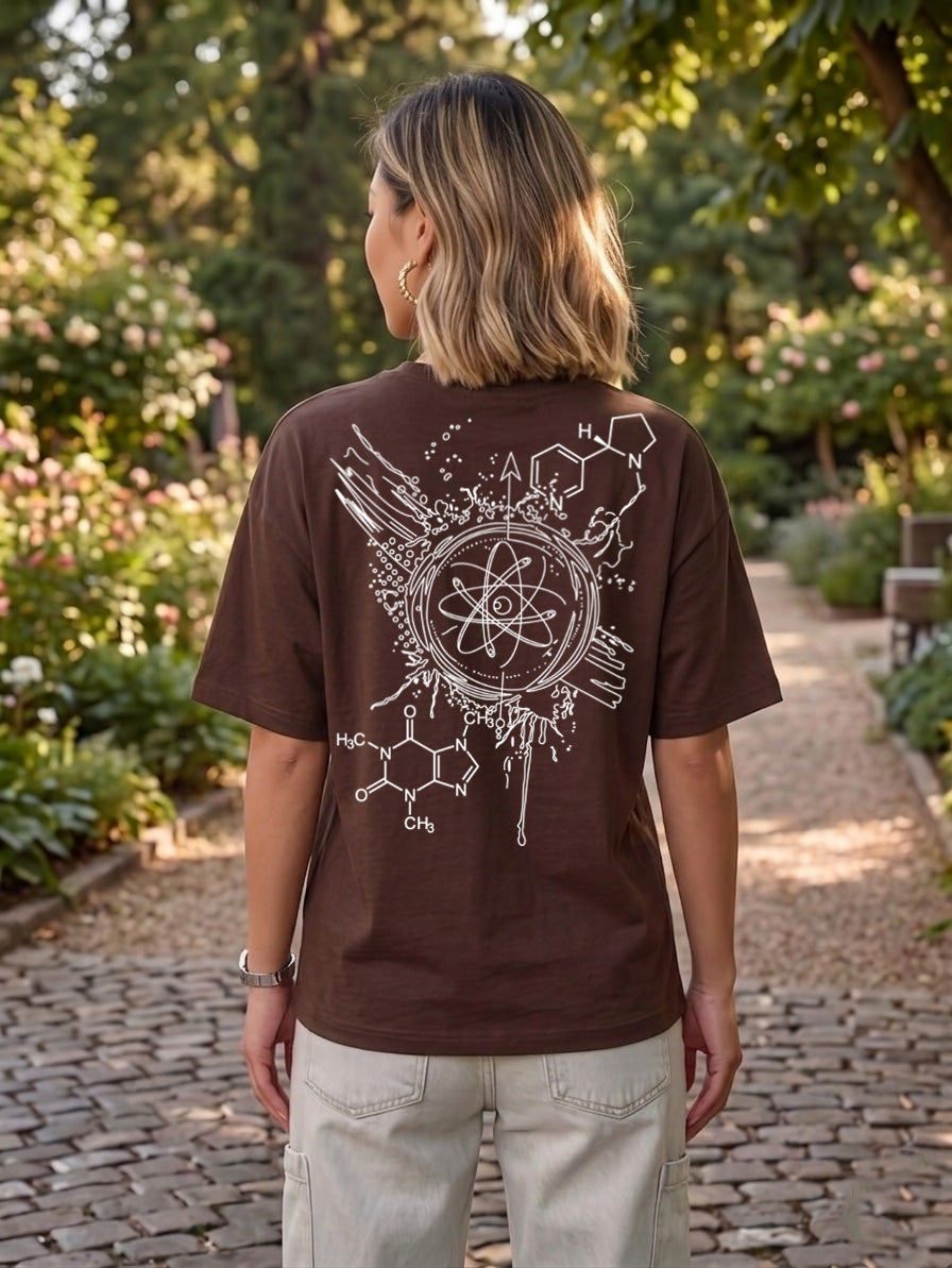 Graphic Oversized T-Shirt Quantum