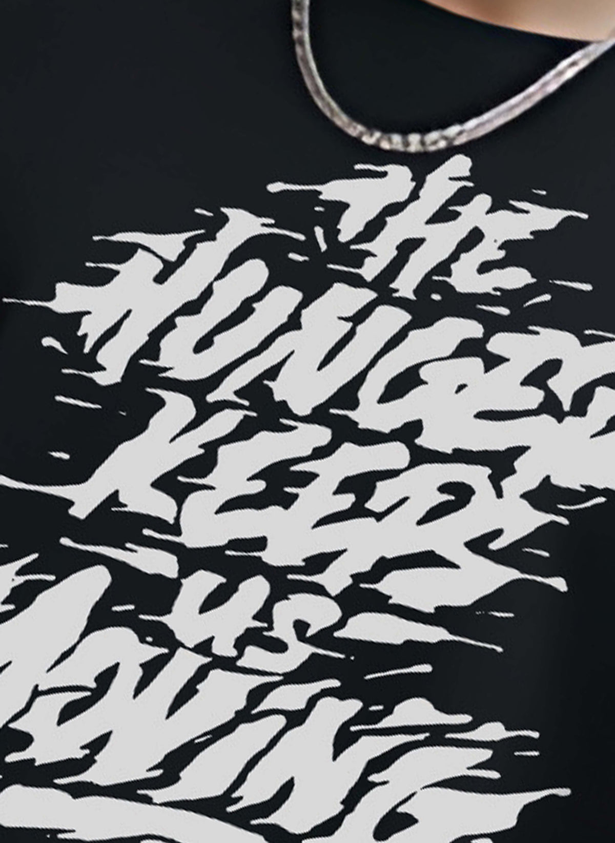 Graphic Oversized Hunger Tshirt