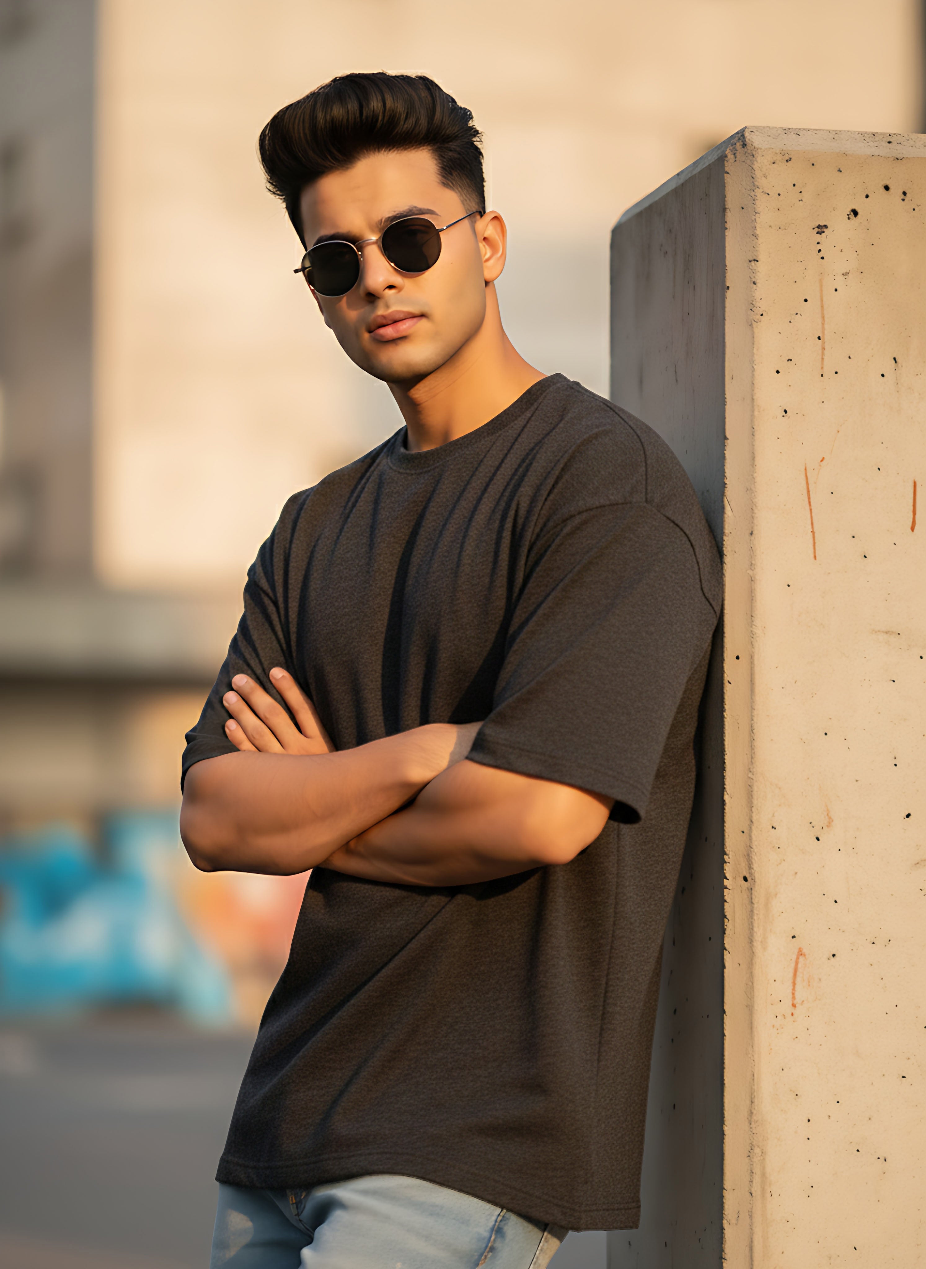 Oversized Charcoal T-Shirt