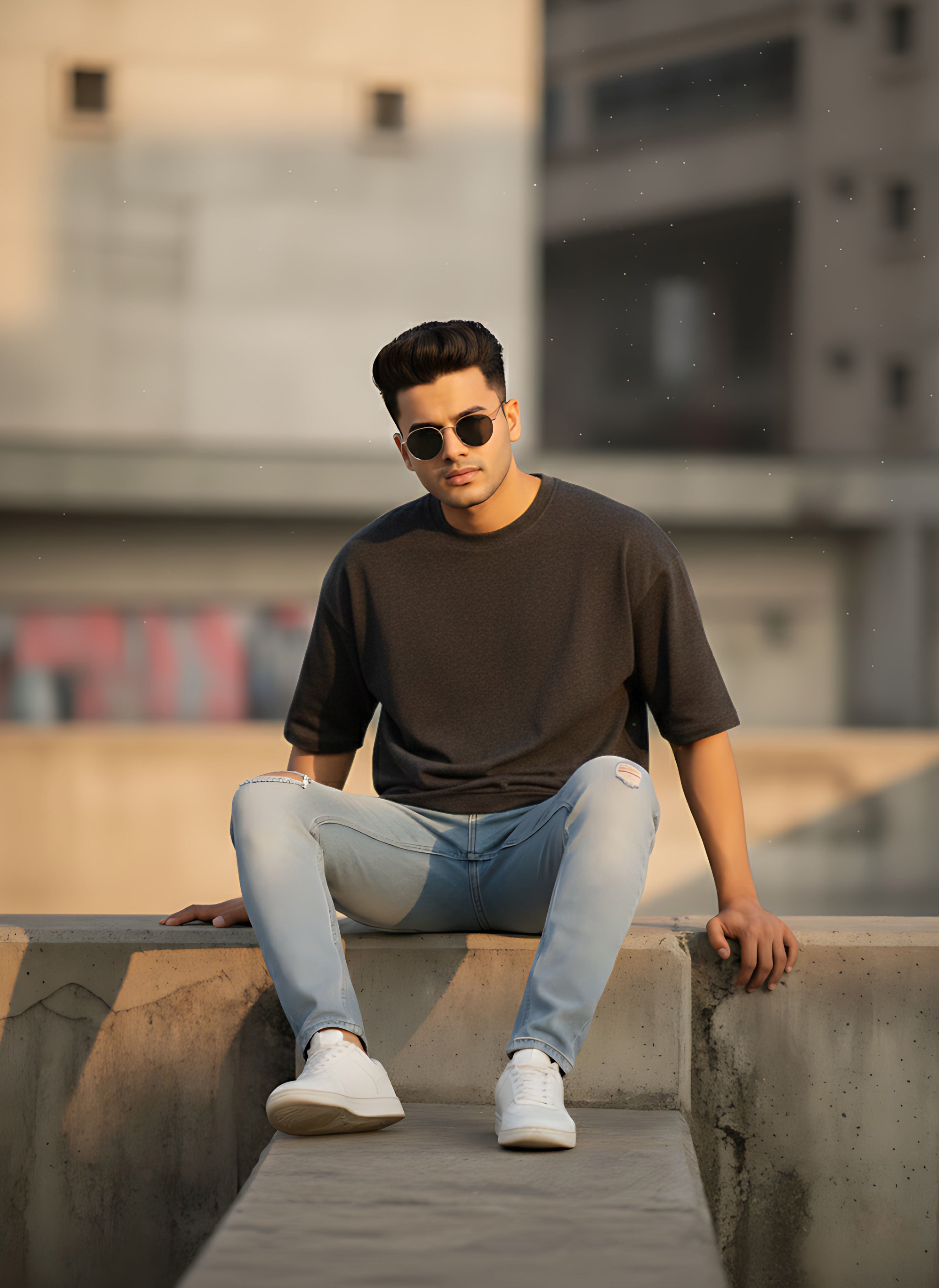 Oversized Charcoal T-Shirt