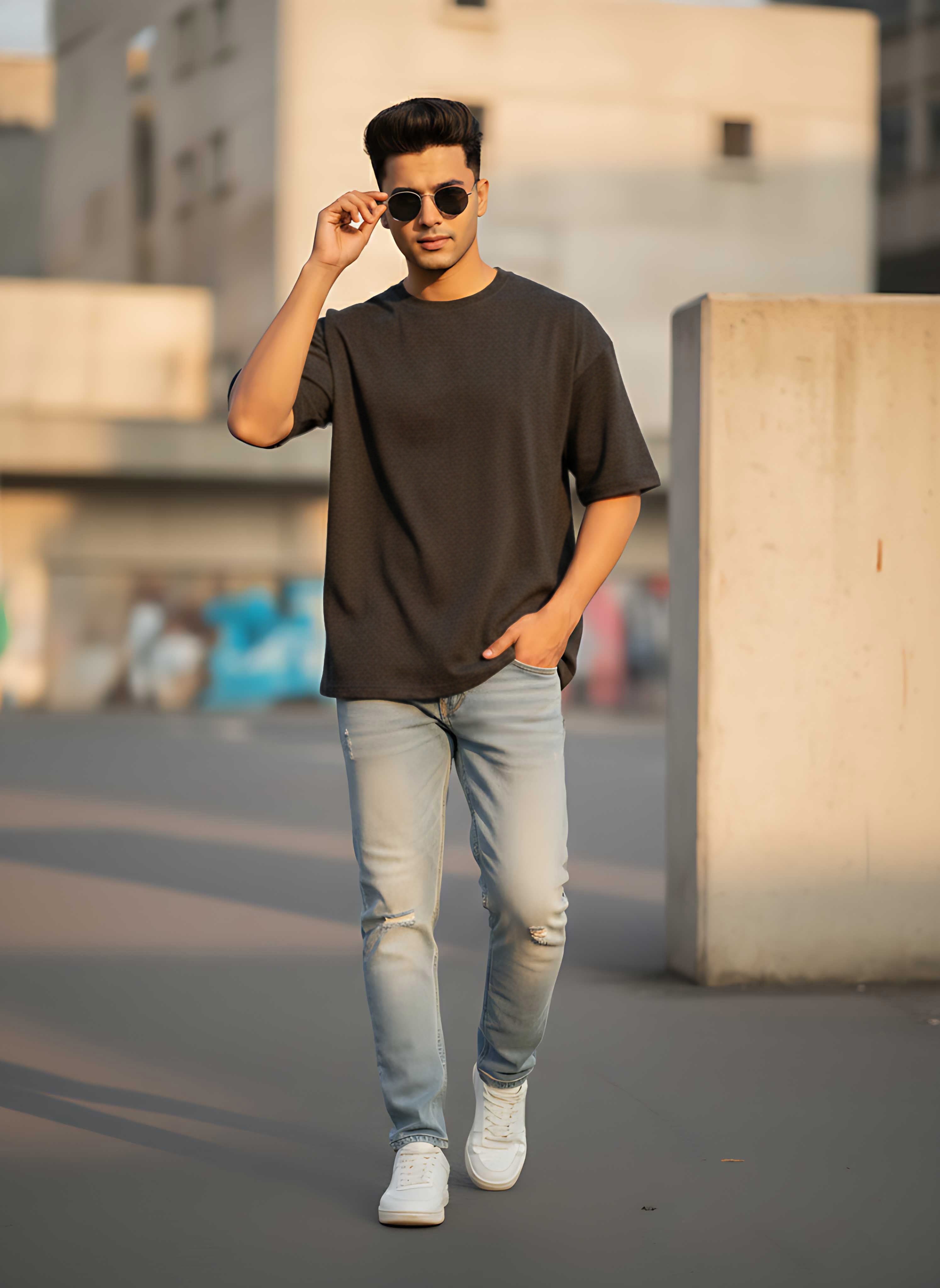 Oversized Charcoal T-Shirt