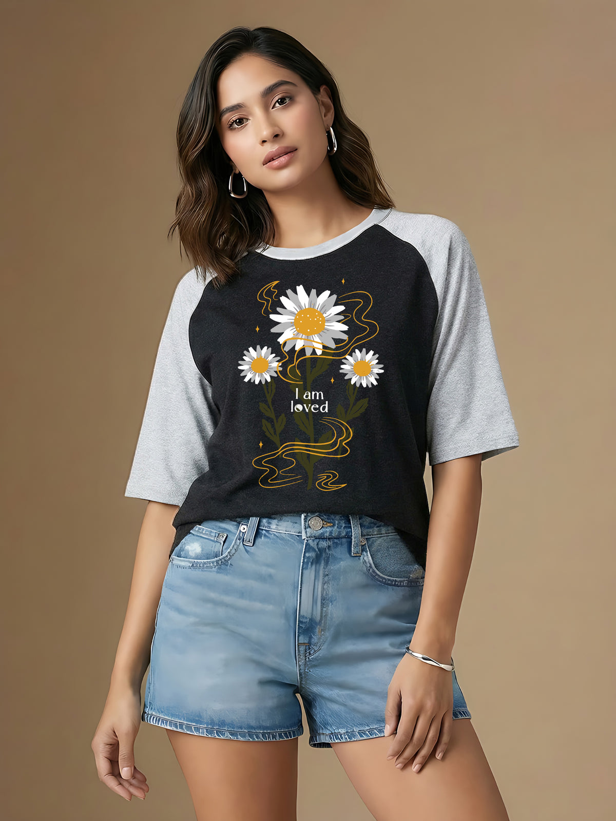 Graphic Raglan Sleeve Loved