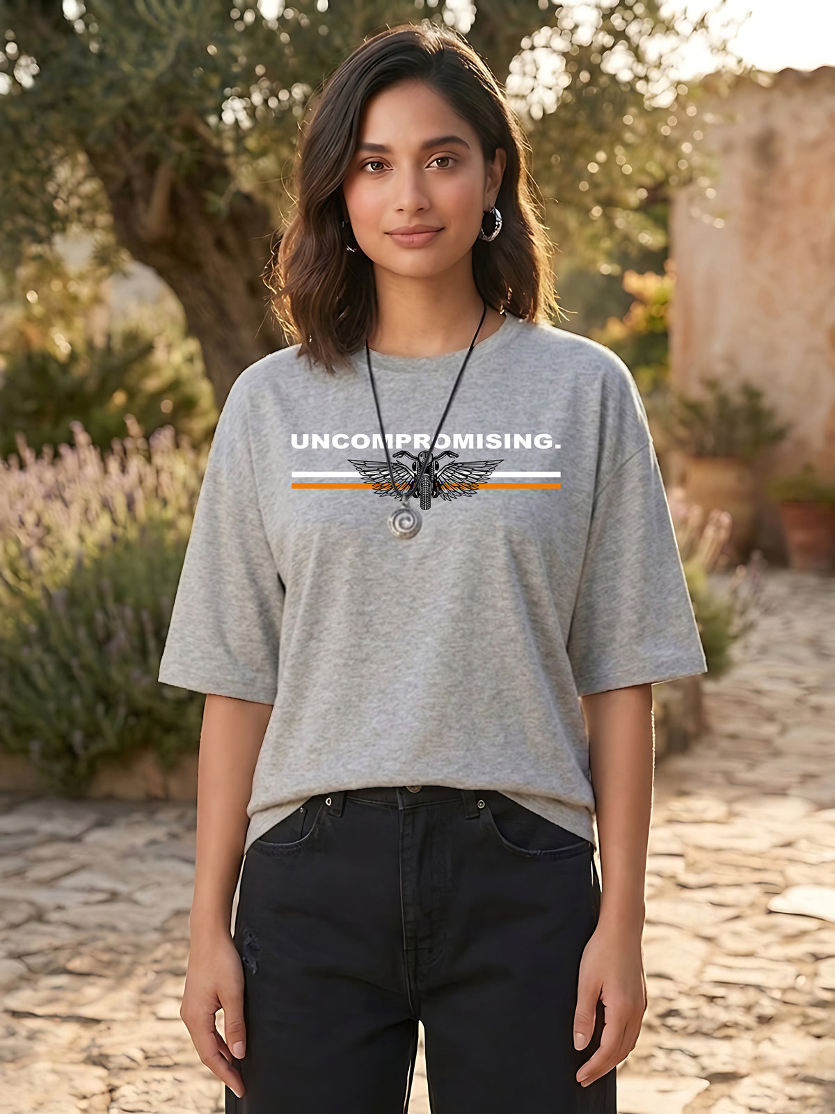 Graphic Oversized T-Shirt Uncompromising