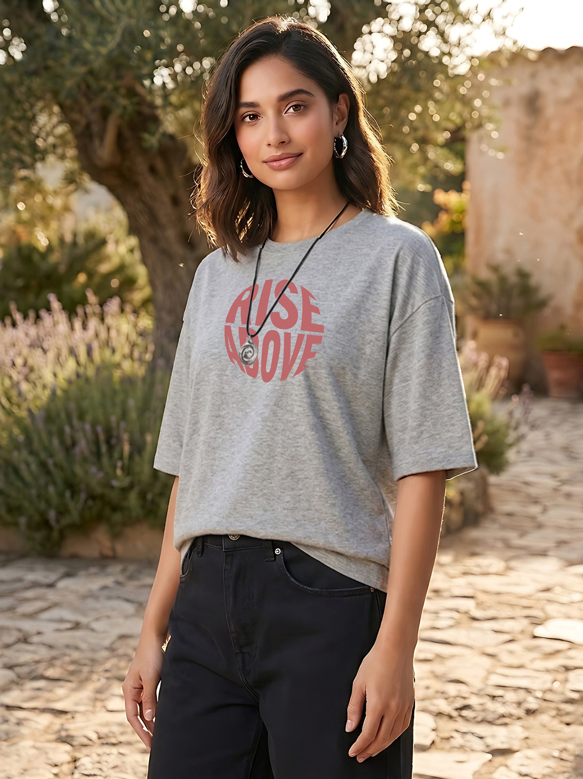 Graphic Oversized T-Shirt Rise