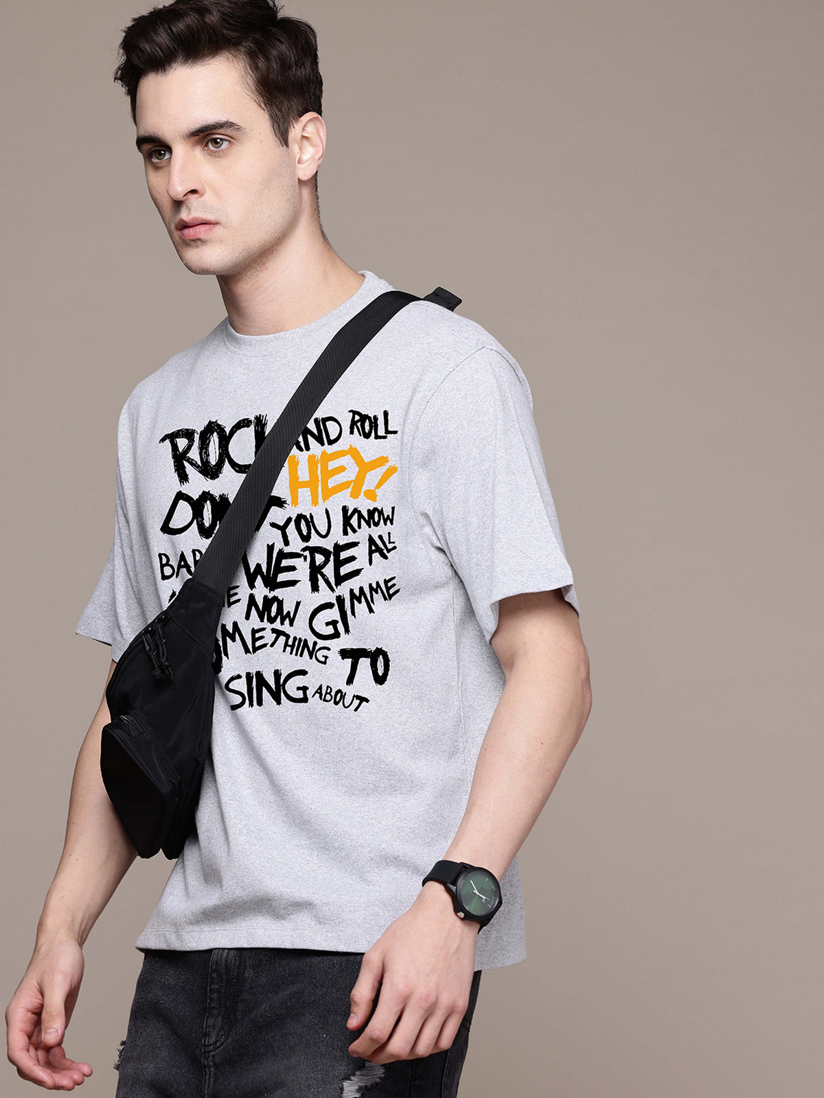 Graphic Oversized Rock Tshirt