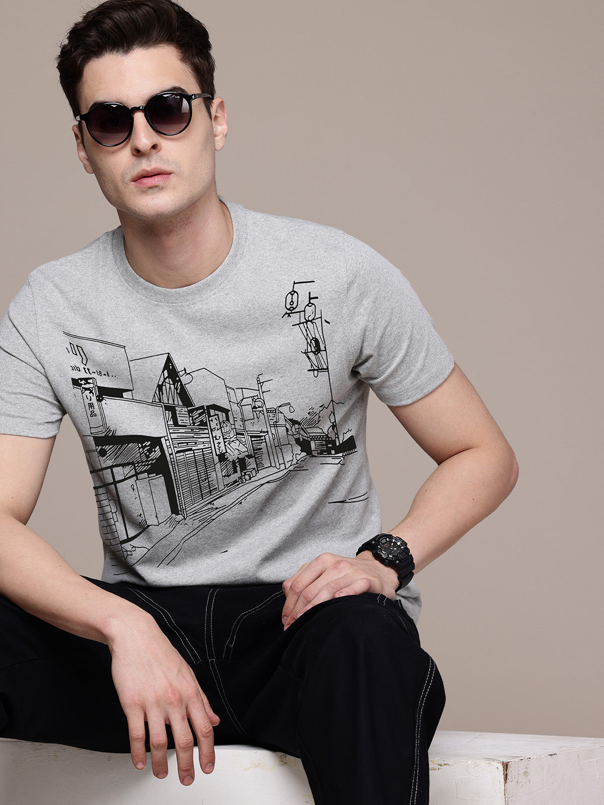 Mens Graphic Regular T Shirt