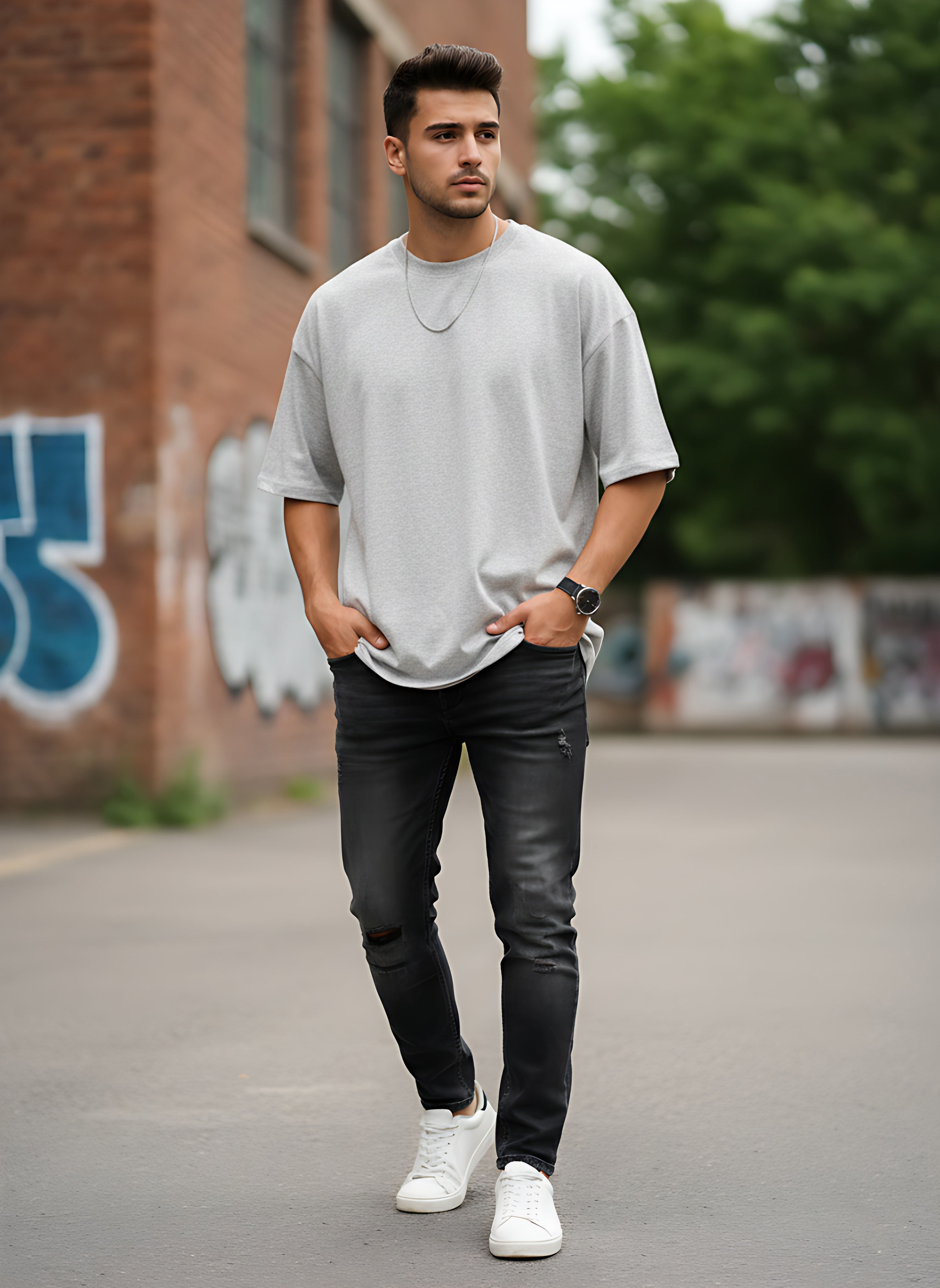 Oversized Grey T-Shirt