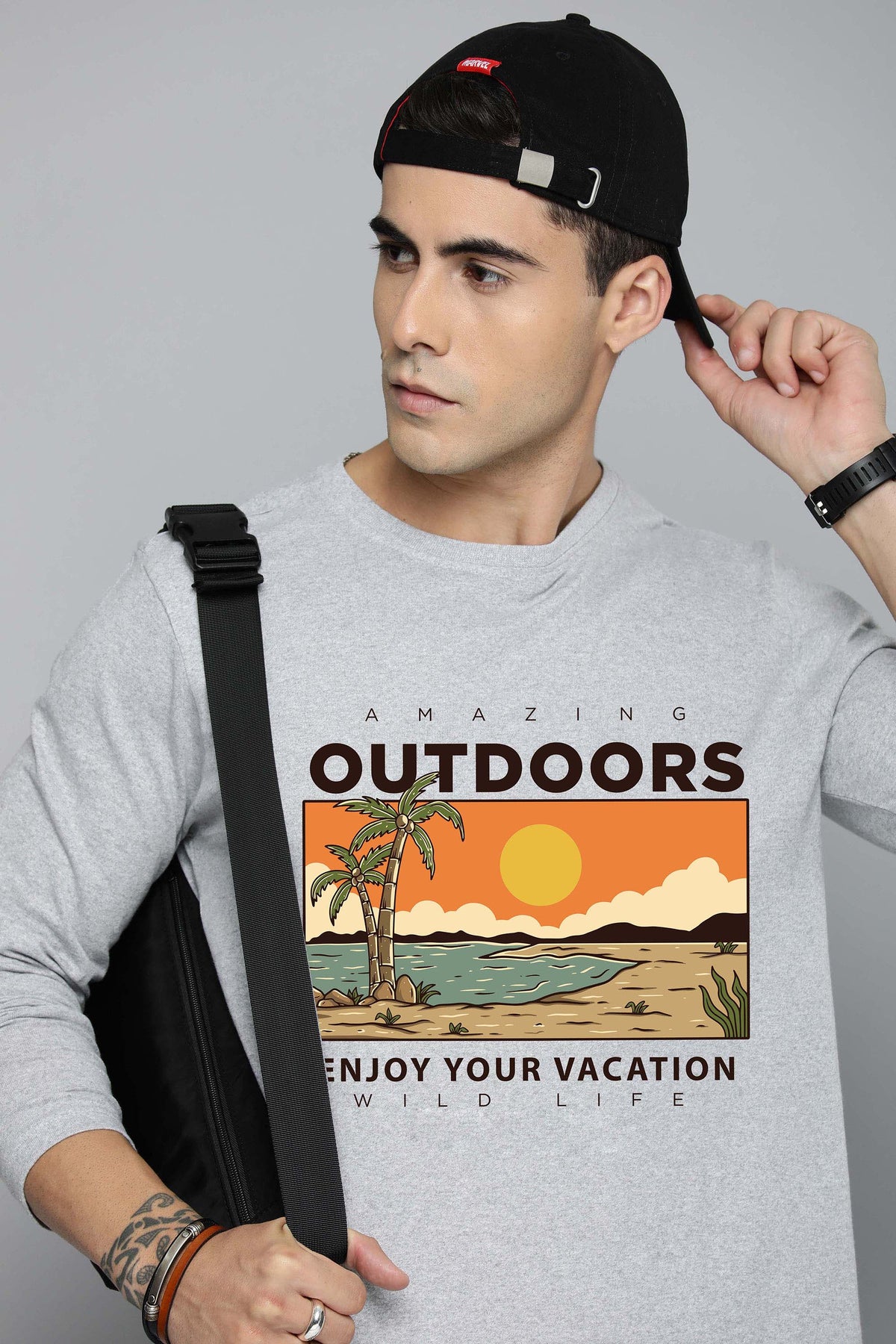 Mens Graphic Long Sleeve