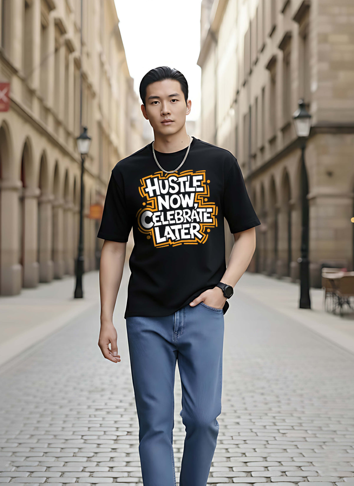 Graphic Oversized Celebrate Tshirt