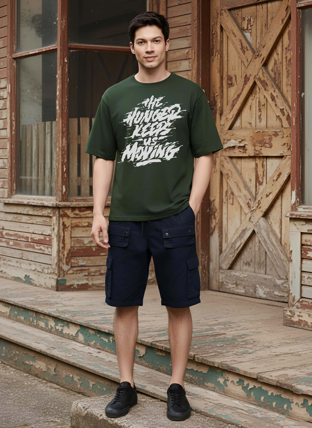 Graphic Oversized Hunger Tshirt