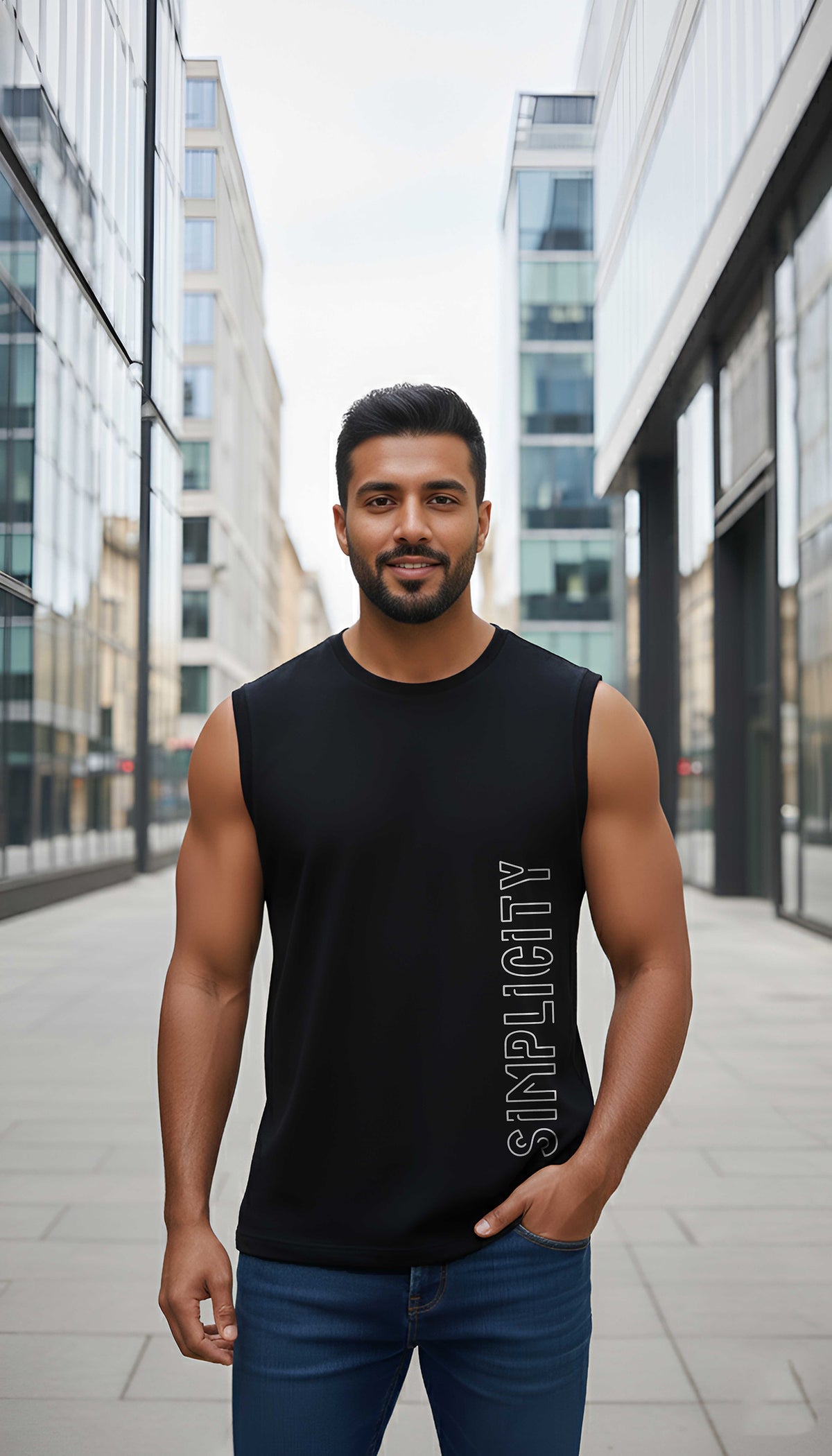 MENS GRAPHIC SLEEVELESS SIGHT