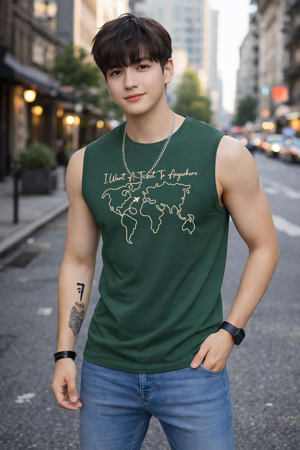 MENS GRAPHIC SLEEVELESS SIGHT