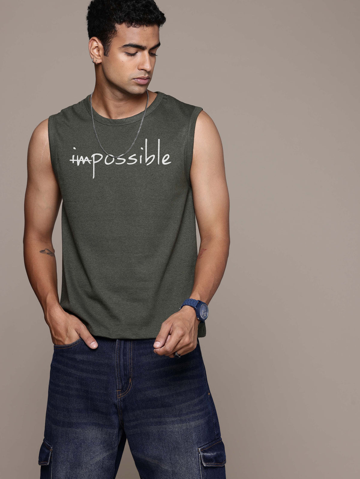 MENS GRAPHIC SLEEVELESS SIGHT