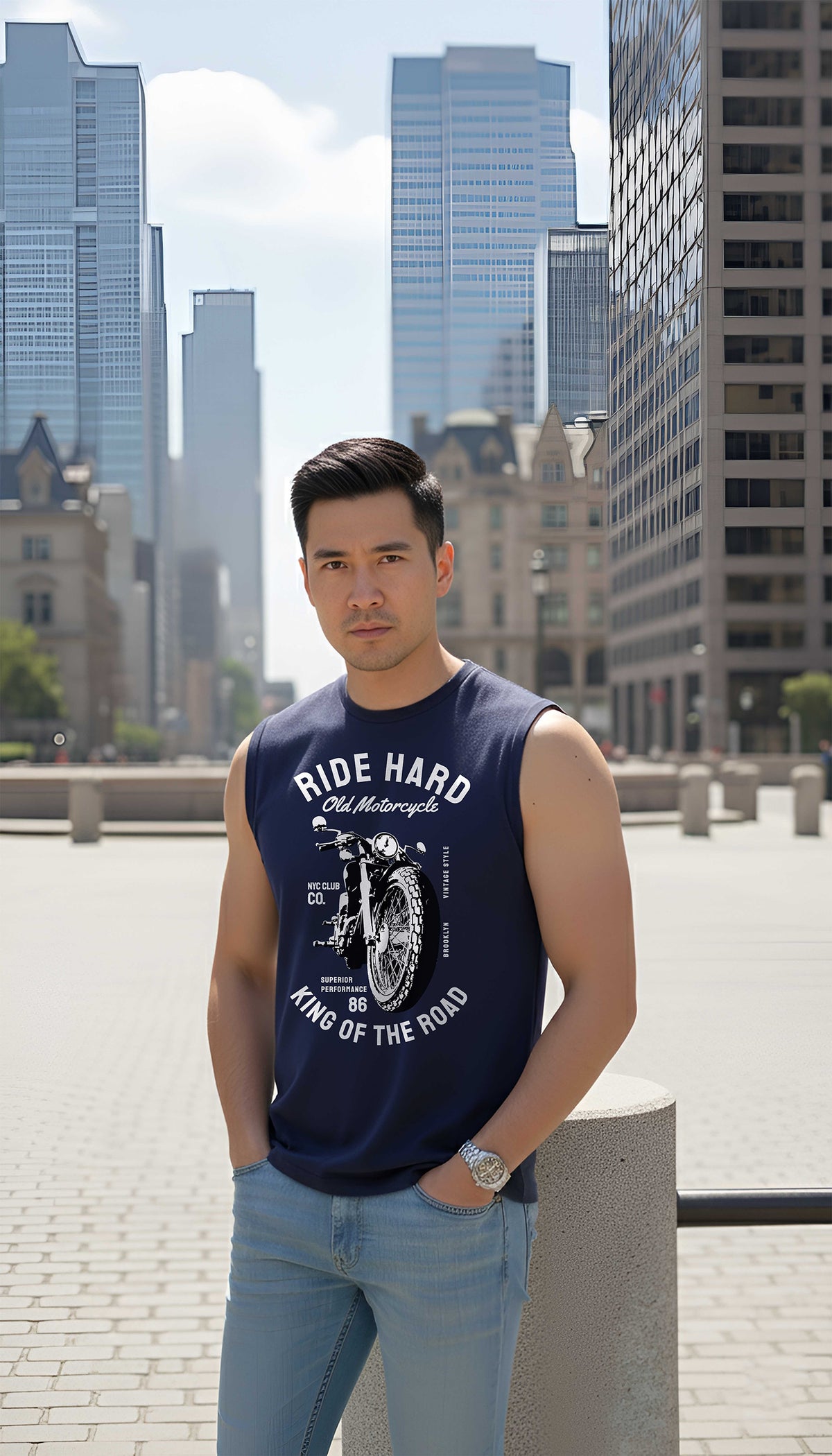 MENS GRAPHIC SLEEVELESS SIGHT