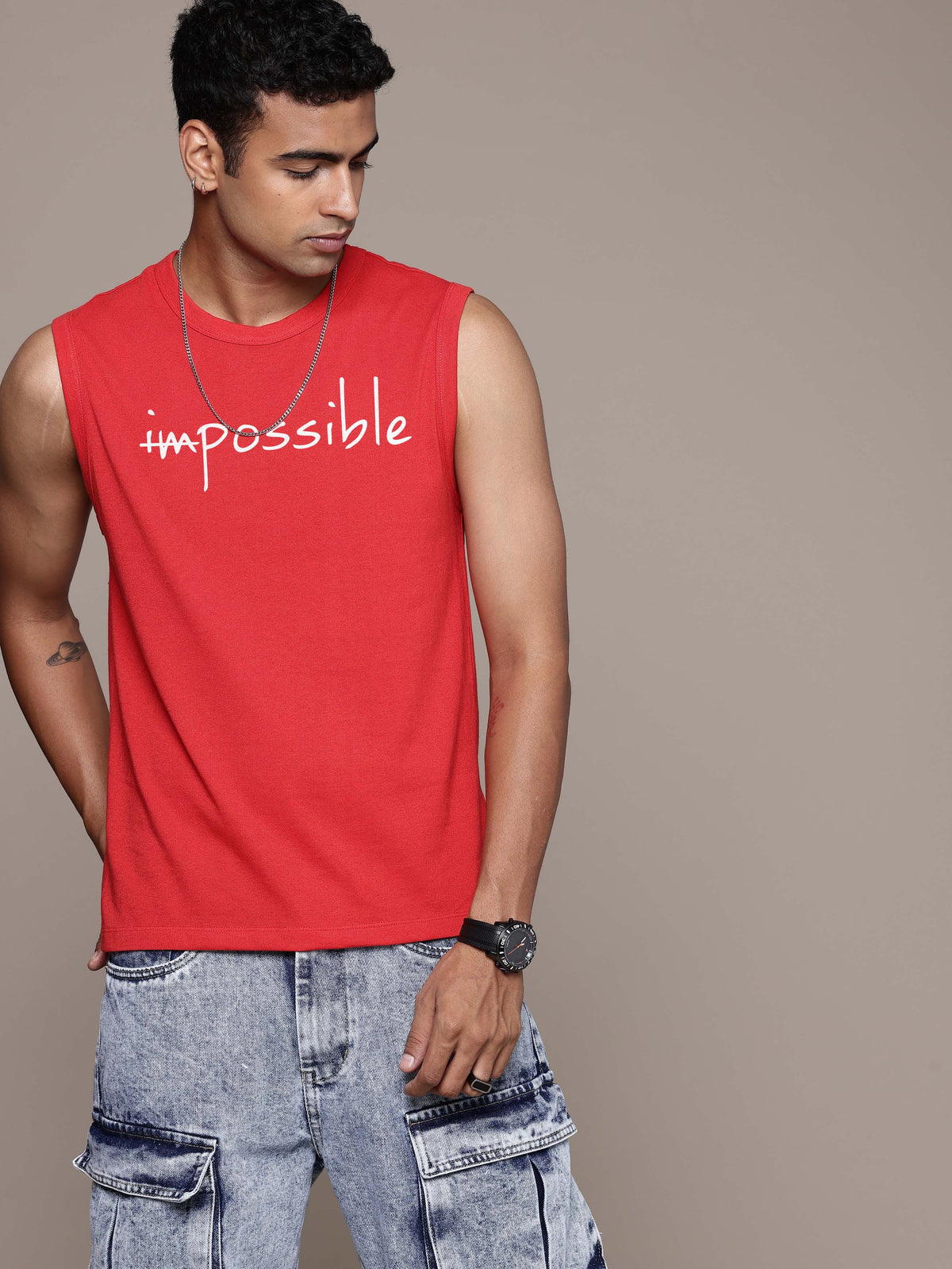 MENS GRAPHIC SLEEVELESS SIGHT
