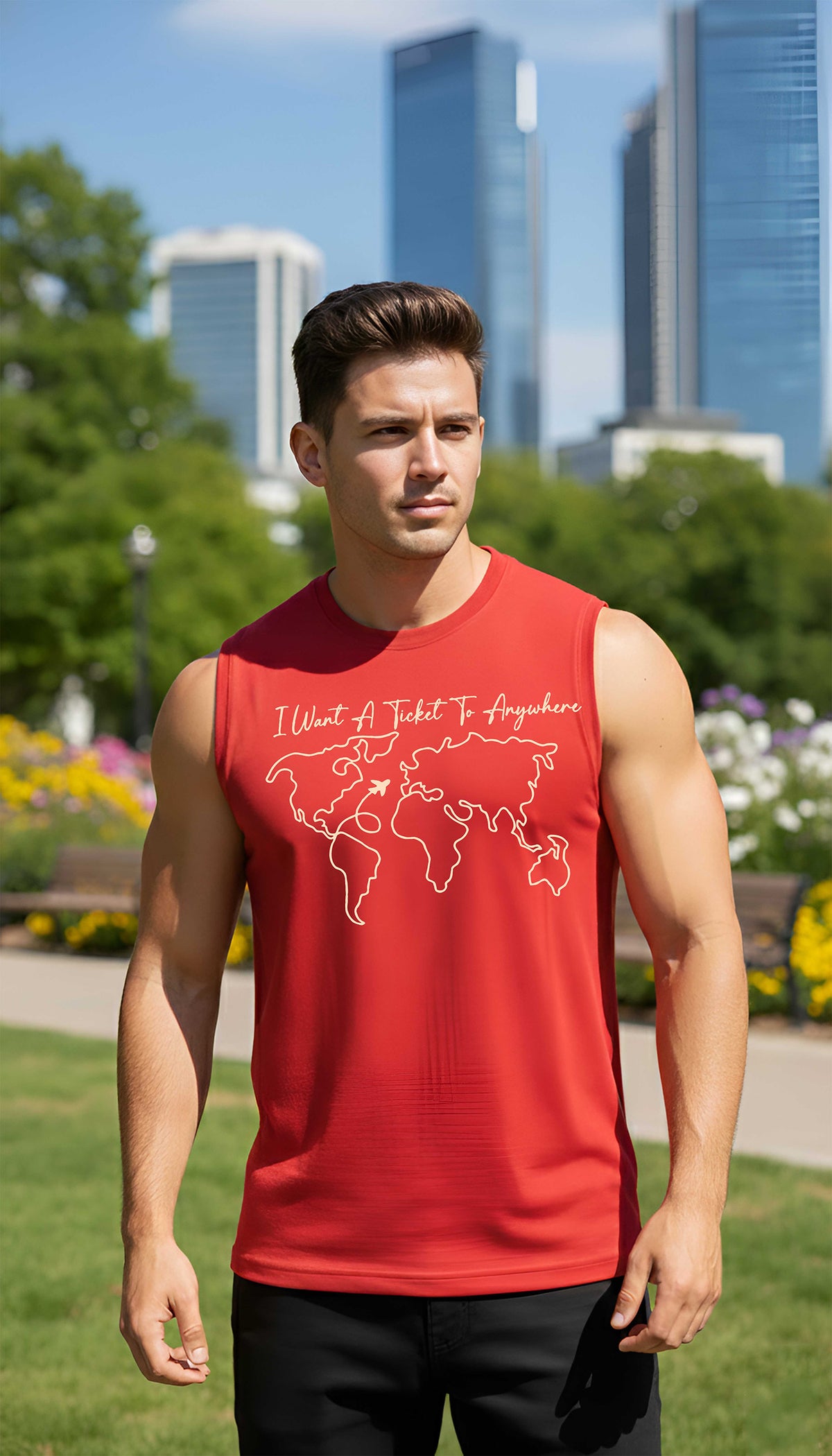 MENS GRAPHIC SLEEVELESS SIGHT