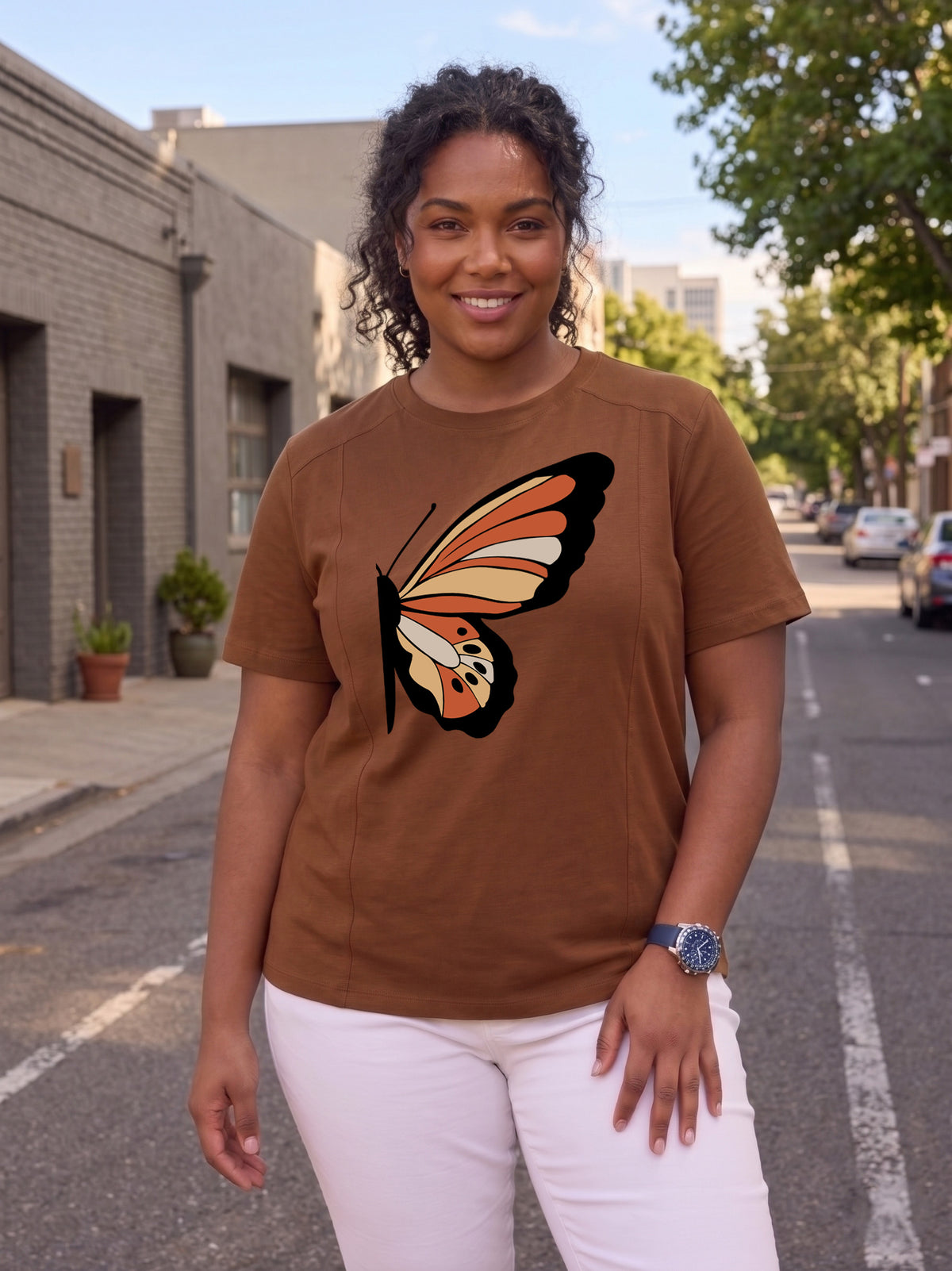 Womens Graphic Plus Size T-Shirts
