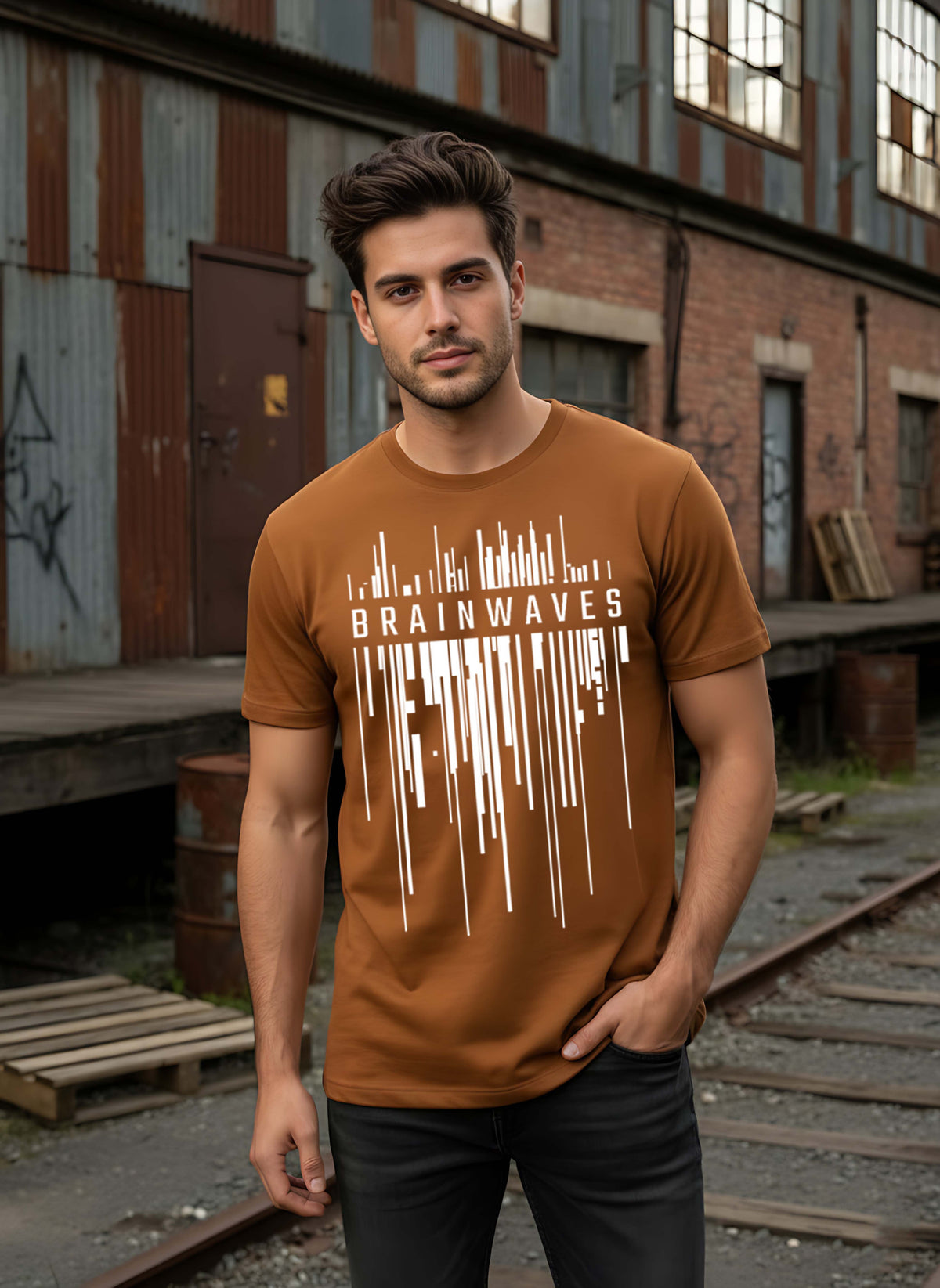 Graphic Regular Tees Brainwash