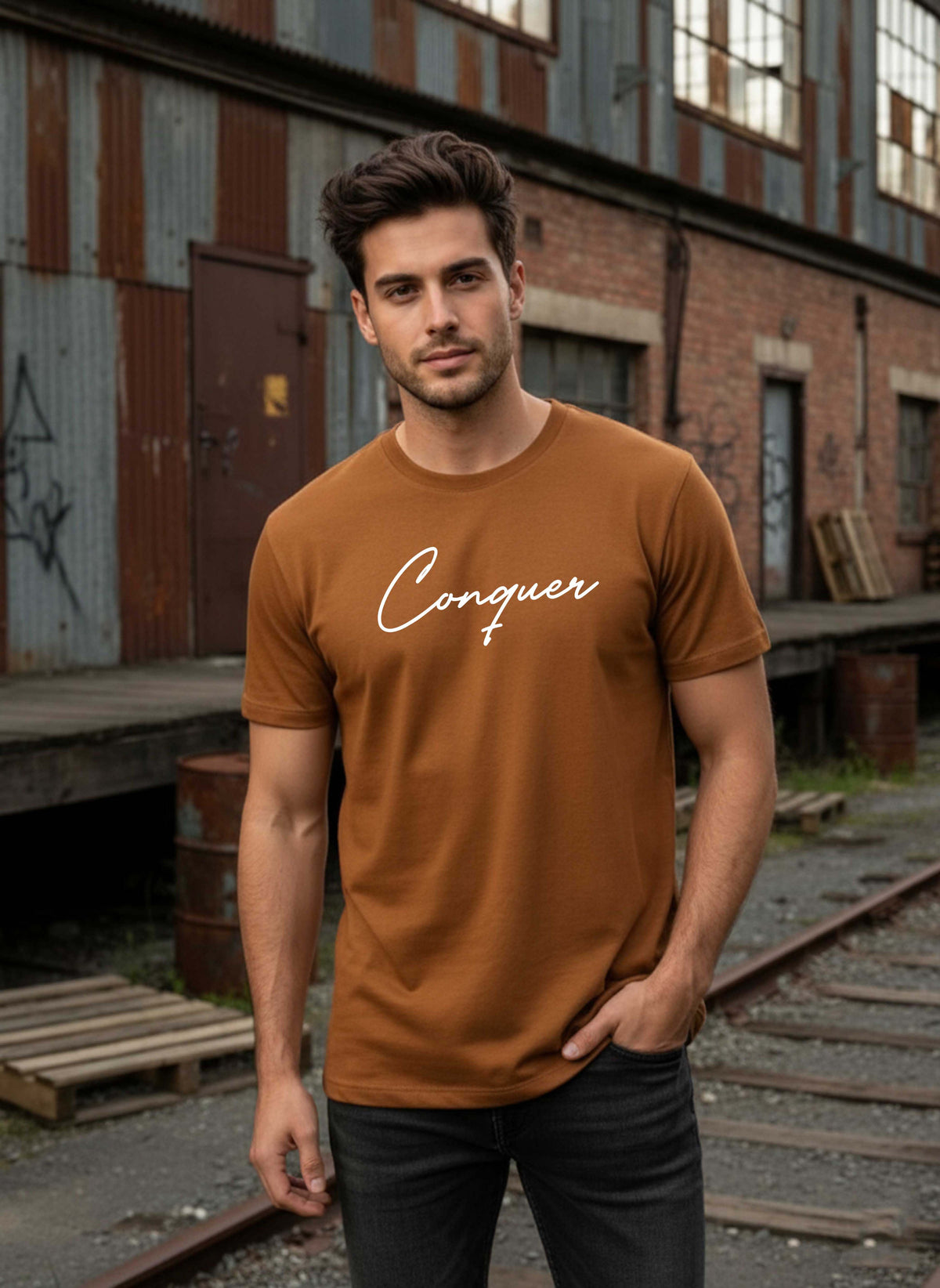 Mens Graphic Regular Half Sleeve T Shirt