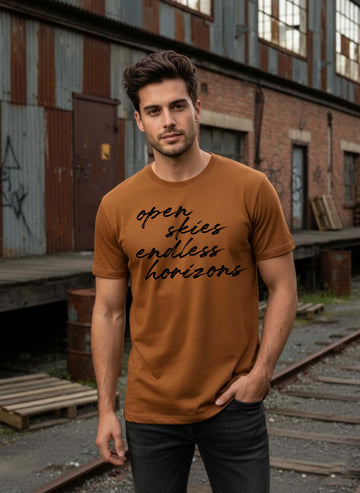 Mens Graphic Regular Half Sleeve T Shirt