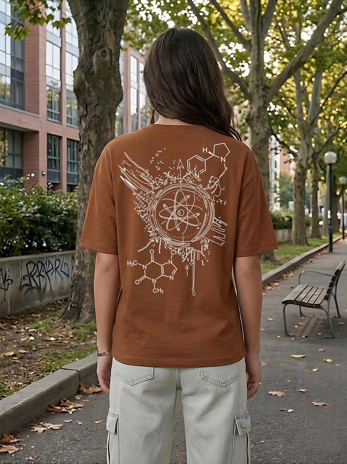 Graphic Oversized T-Shirt Quantum