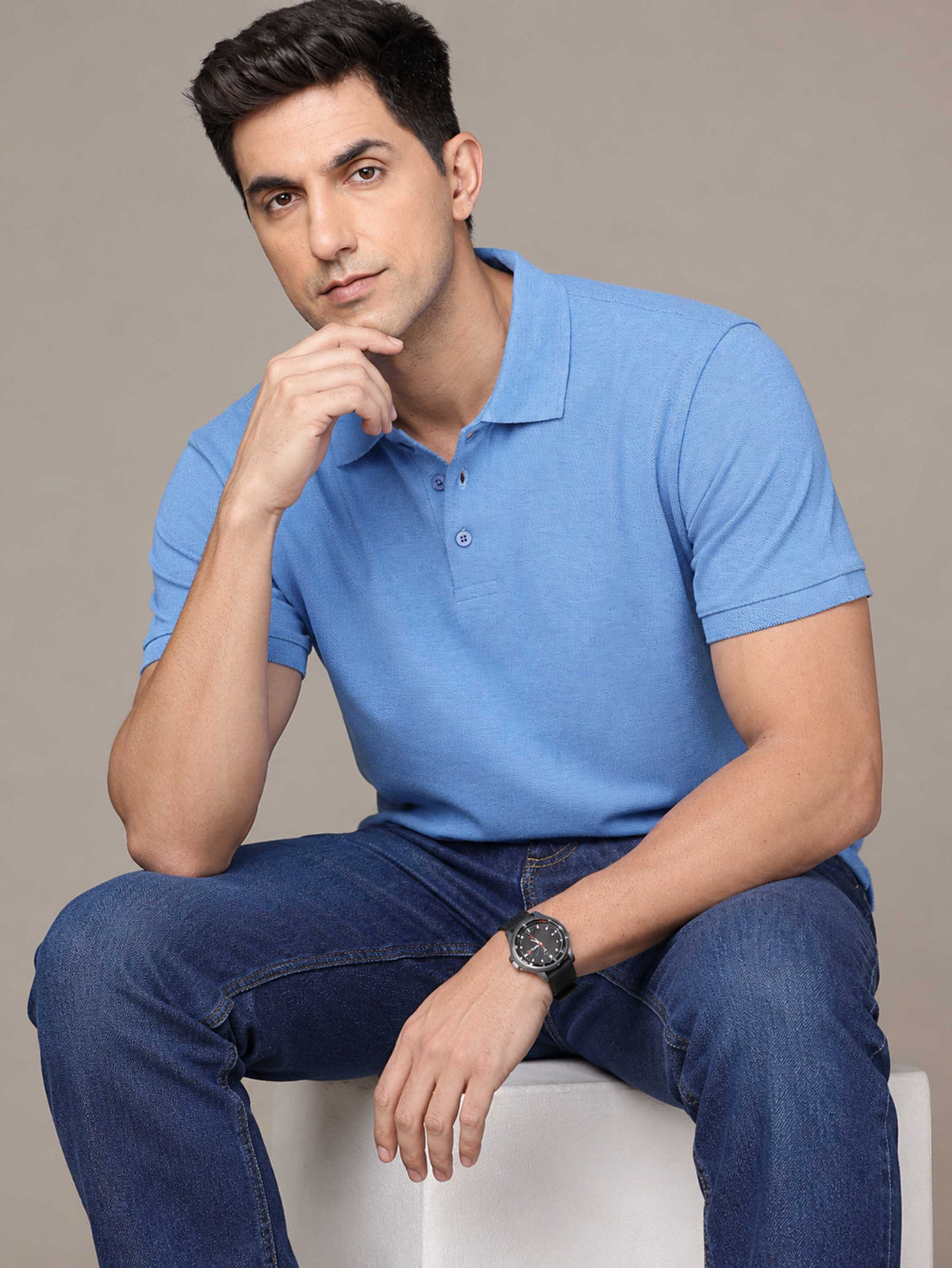Sky Blue Polo T-Shirt