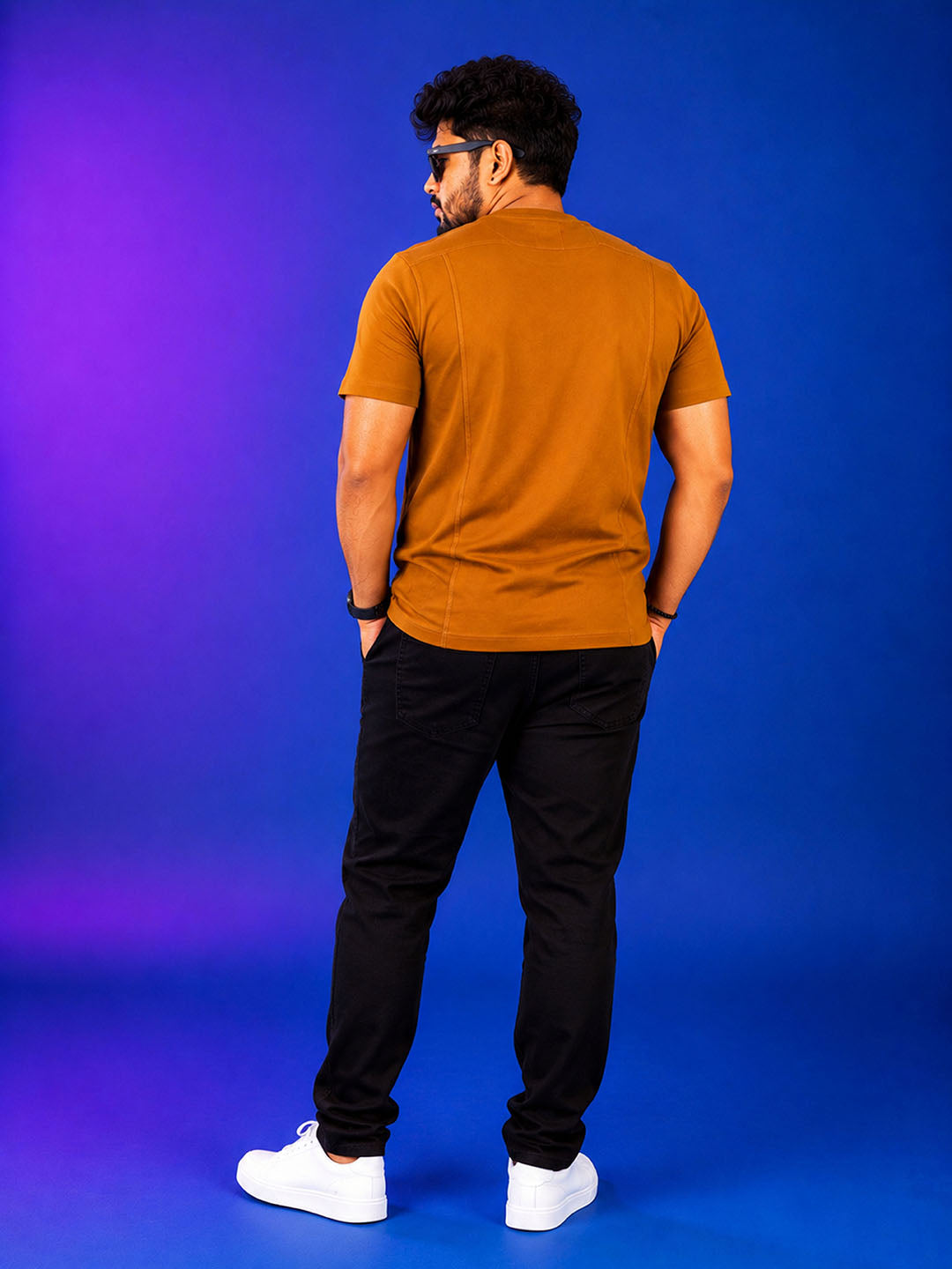 Plus Size Grey Mustard T-Shirt