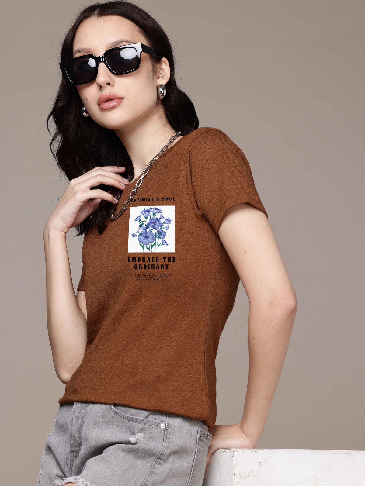 Half Sleeve Womens Regular T-Shirt