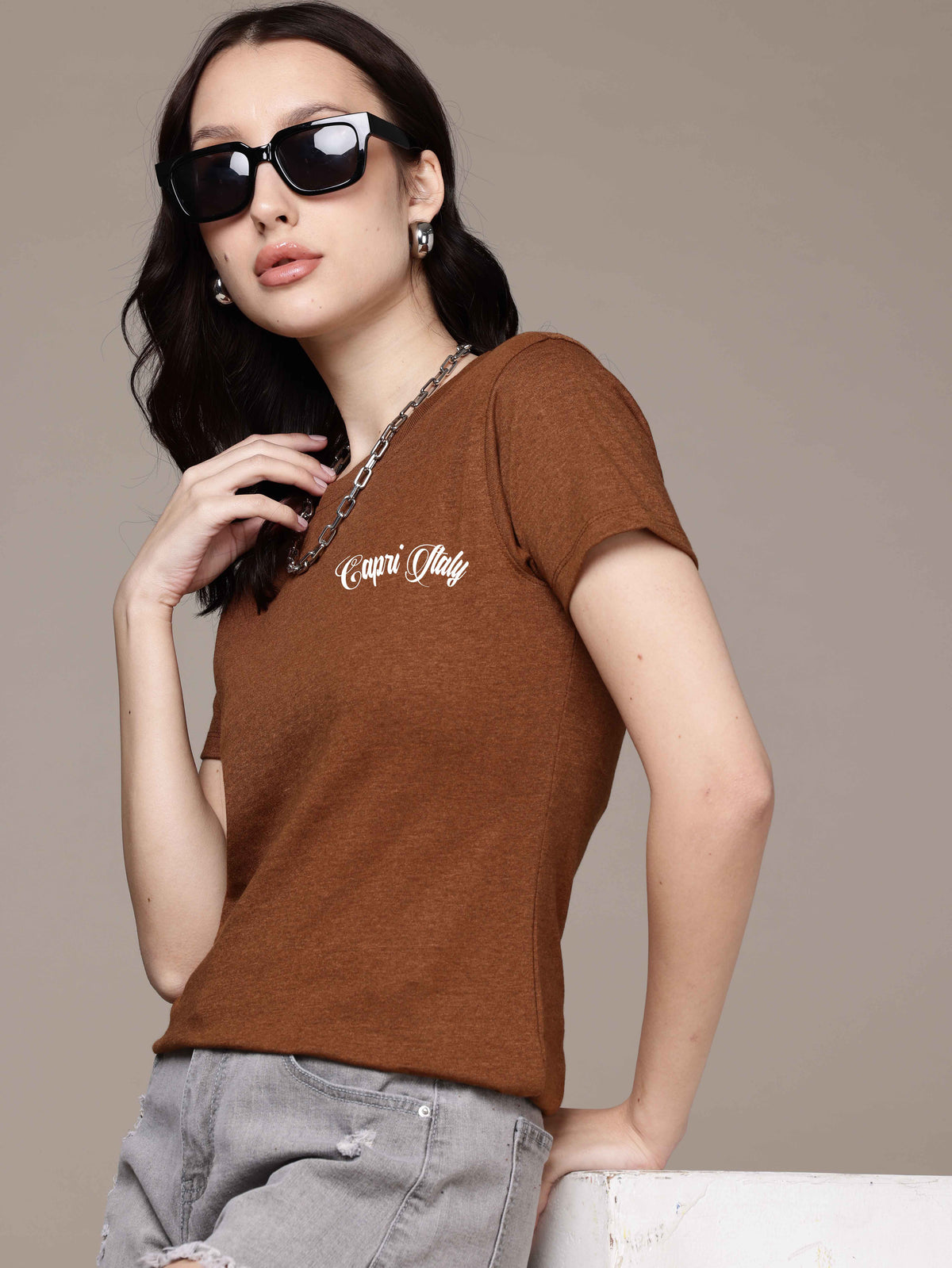 Half Sleeve Womens Regular T-Shirt