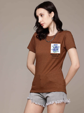 Half Sleeve Womens Regular T-Shirt